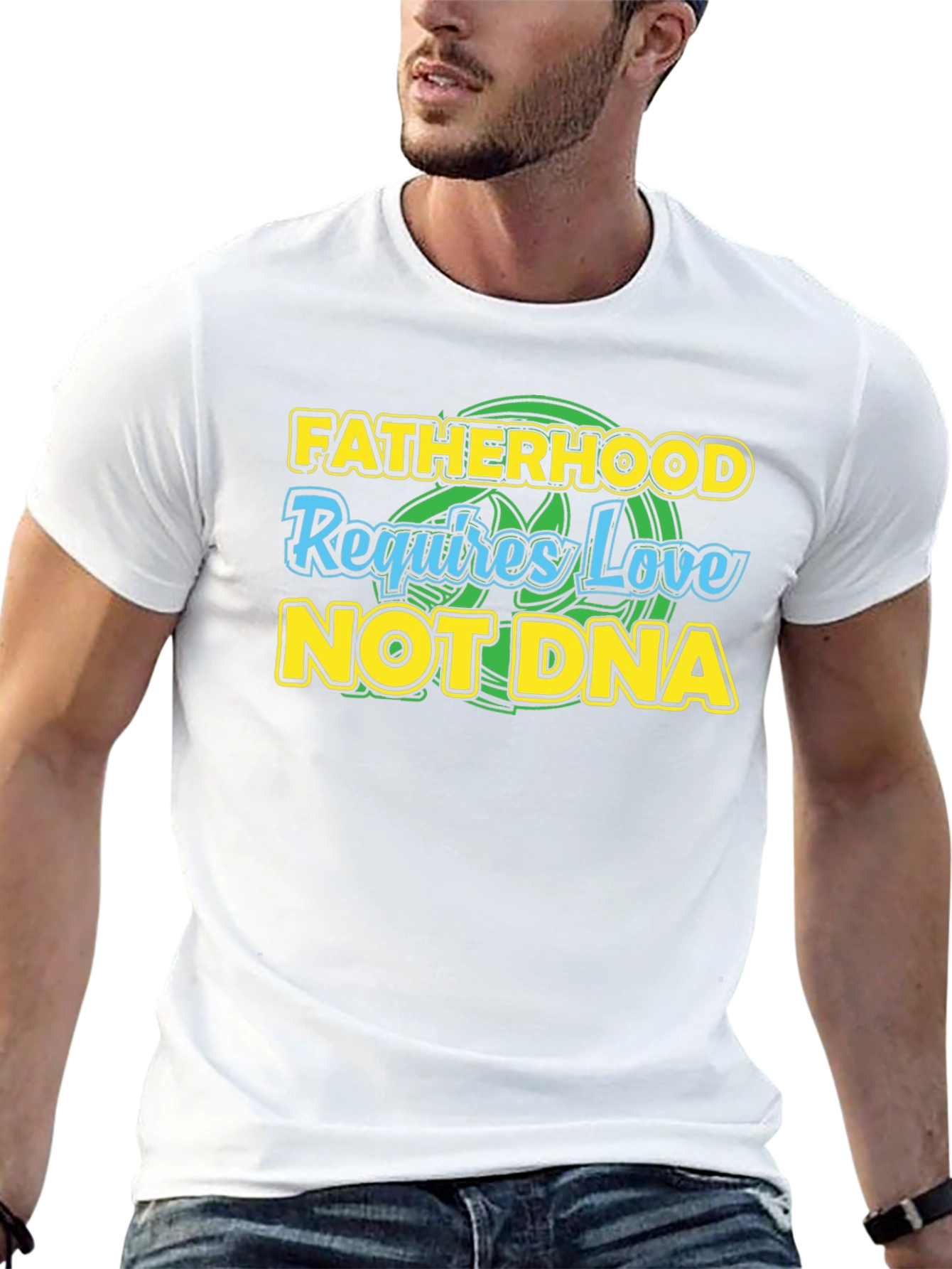 Fatherhood Love DNA Graphic T-Shirt