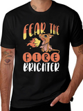 Fear The Fire Brighter Dragon Graphic Tee