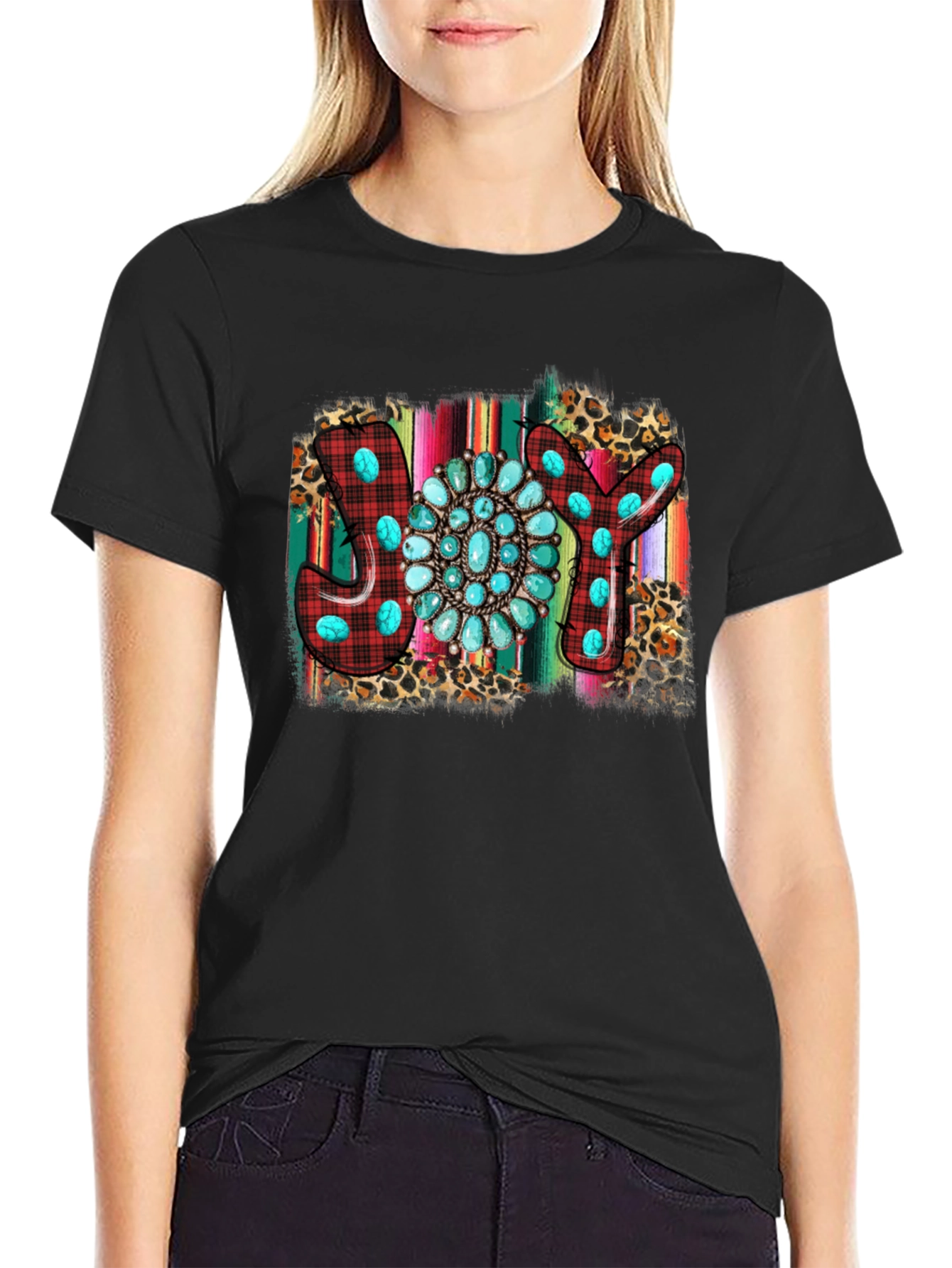 Western Style JOY Graphic Tee