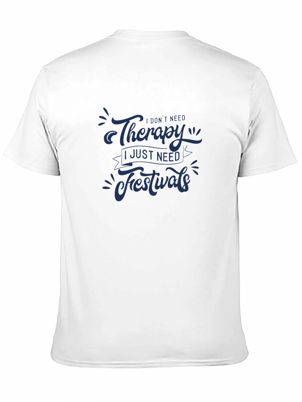 Therapy Festivals Graphic Tee - Black Casual T-Shirt