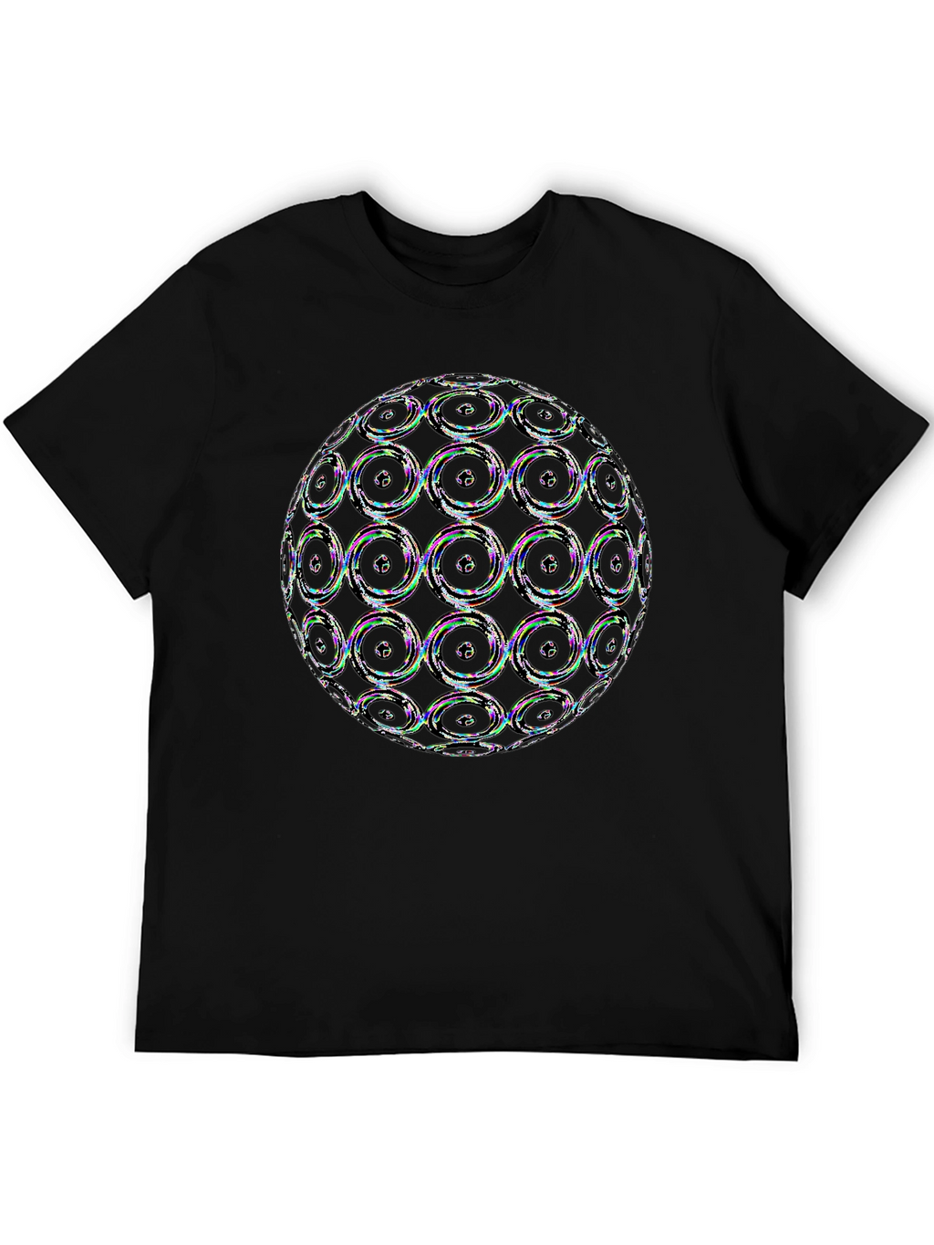 Modern Abstract Orb Graphic T-Shirt