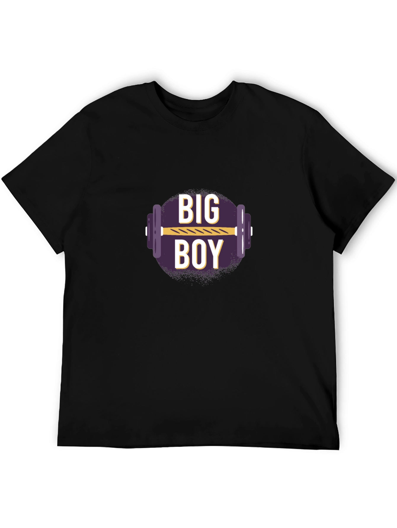 Big Boy Gym T-Shirt - Black Fitness Tee