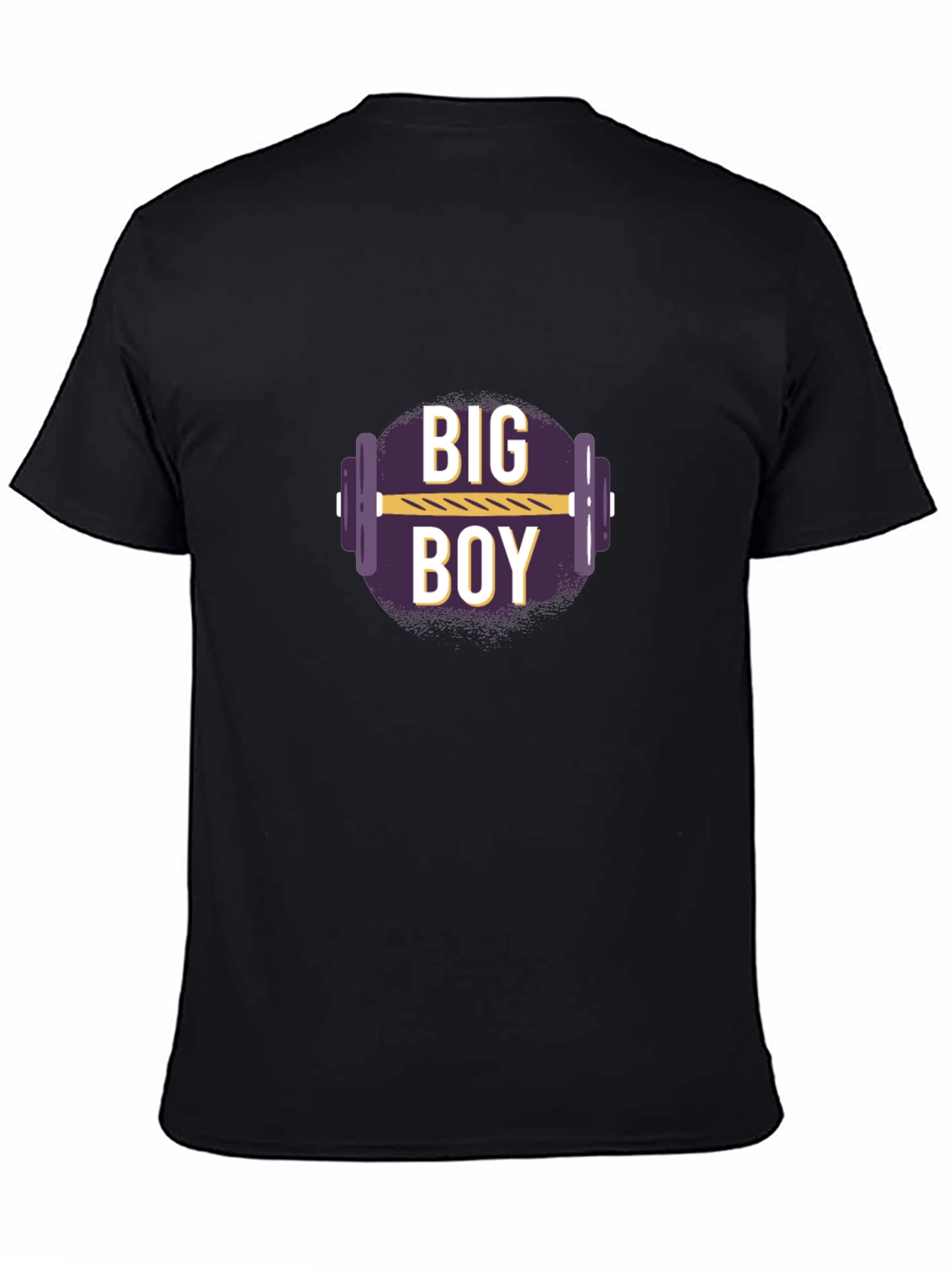 Big Boy Gym T-Shirt - Black Fitness Tee