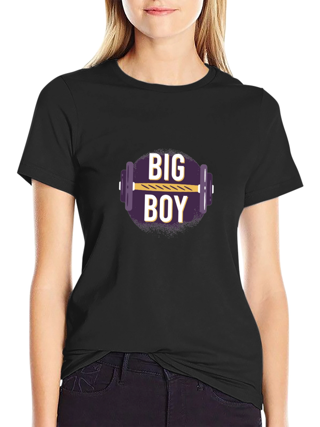 Big Boy Gym T-Shirt - Black Fitness Tee
