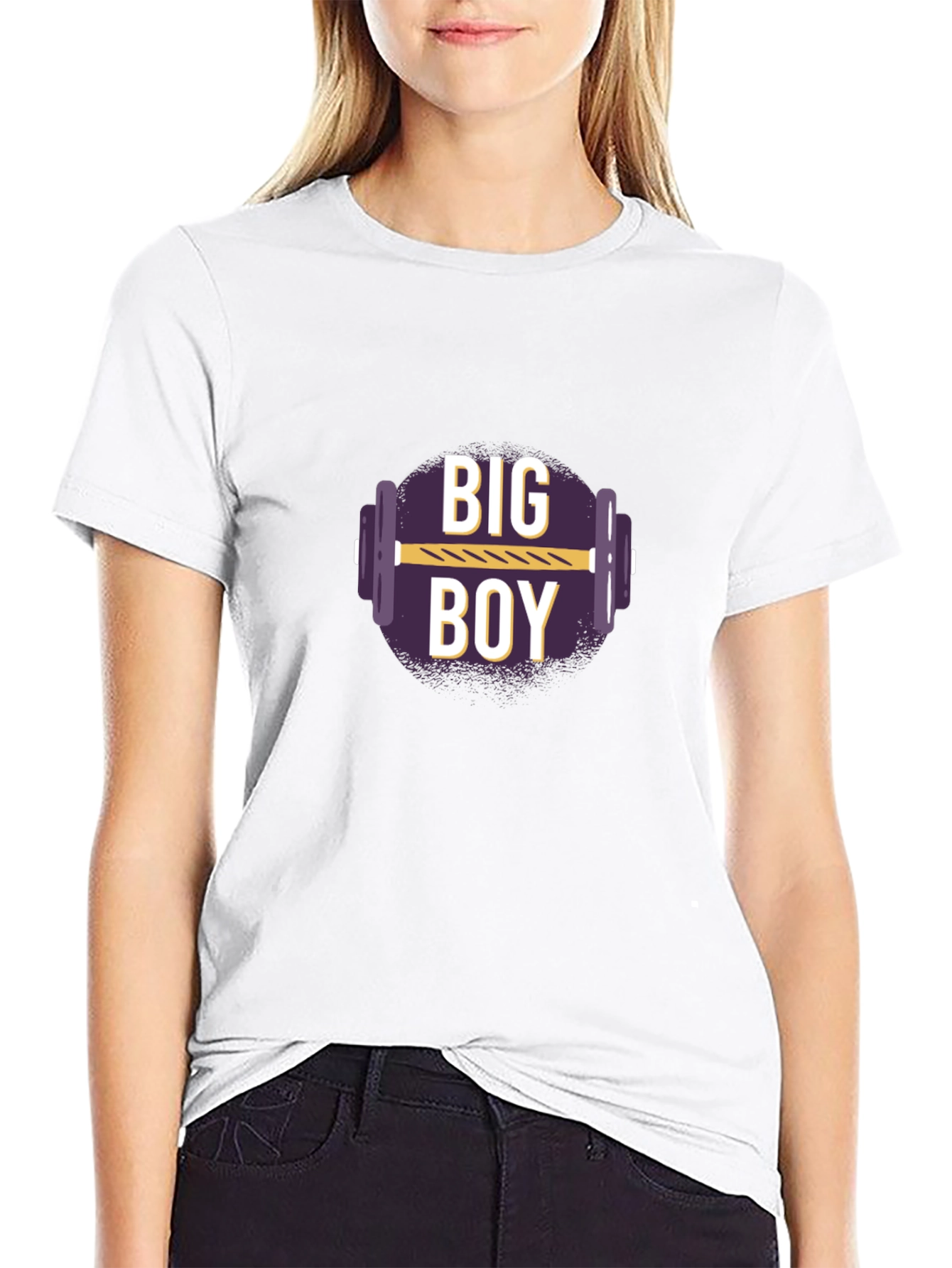 Big Boy Gym T-Shirt - Black Fitness Tee