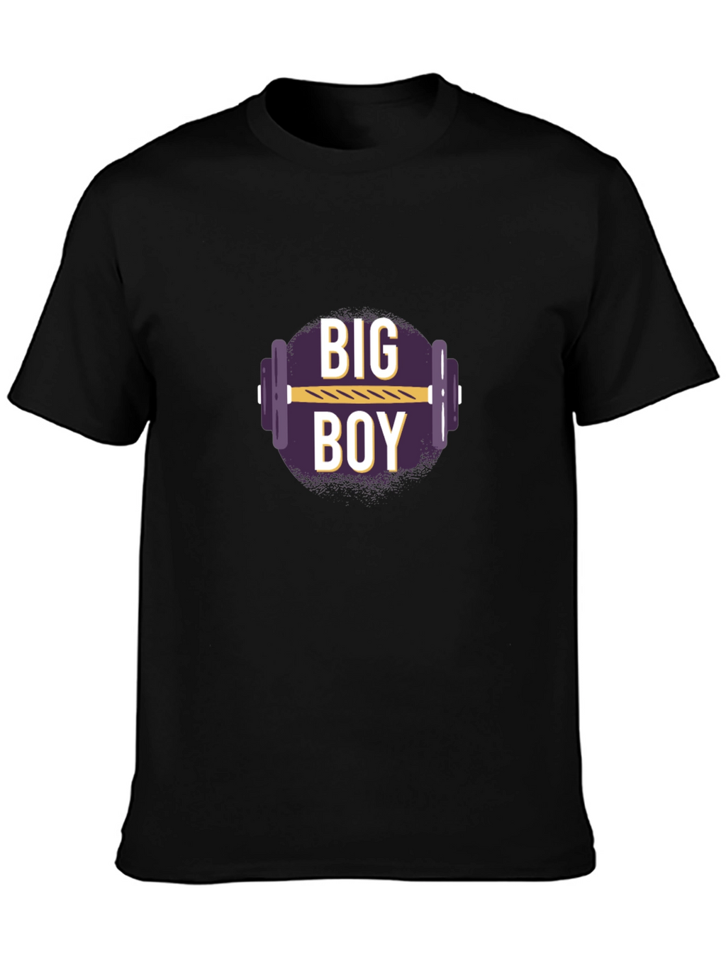 Big Boy Gym T-Shirt - Black Fitness Tee