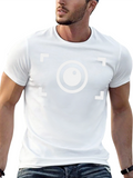 Camera Focus Graphic T-Shirt - Black
