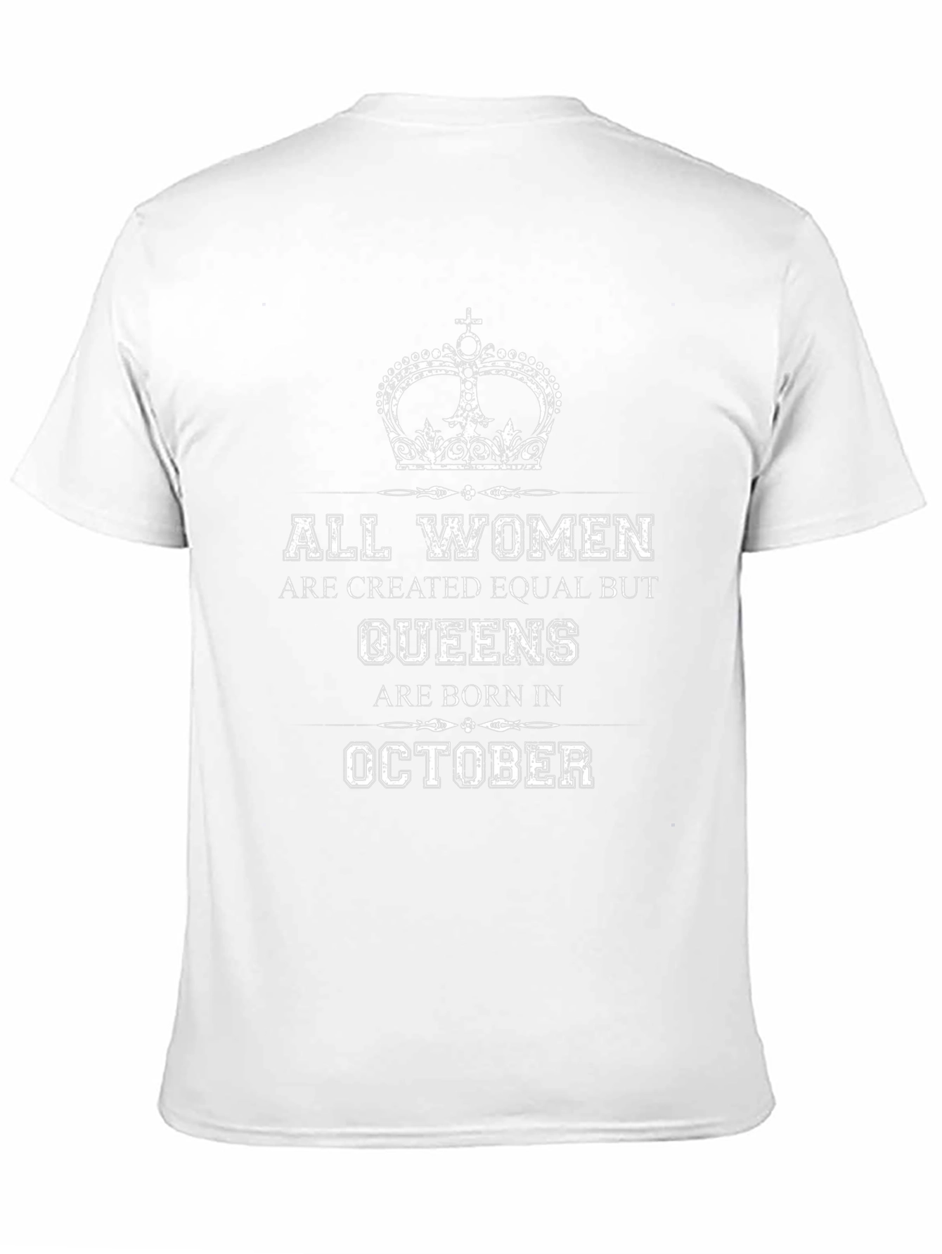 Queens are born in October T-Shirt