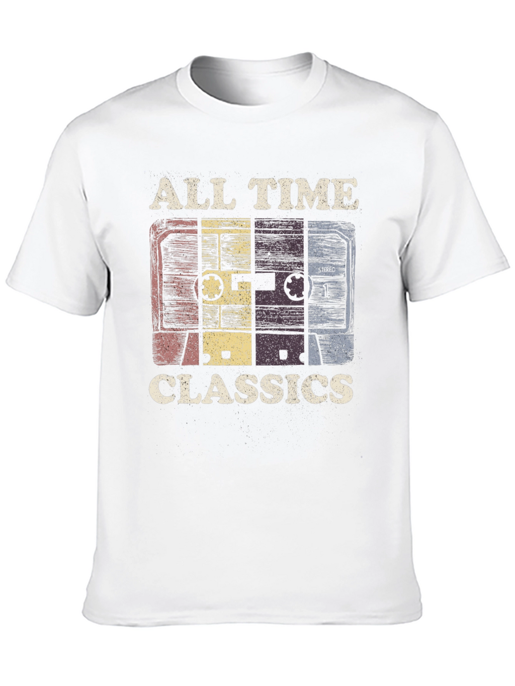 Retro Cassette Tape T-Shirt - All Time Classics Tee