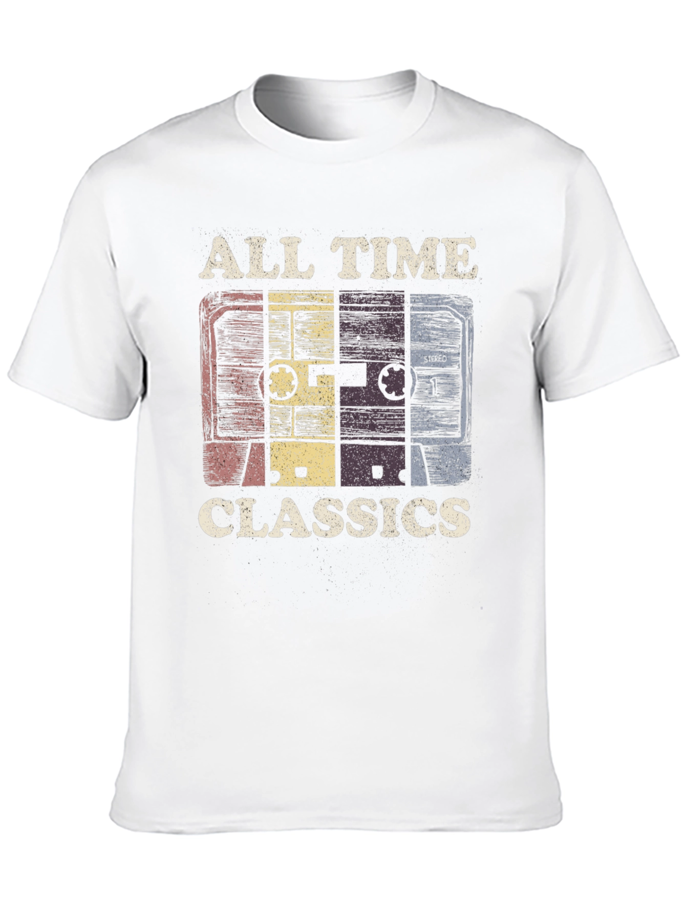 Retro Cassette Tape T-Shirt - All Time Classics Tee