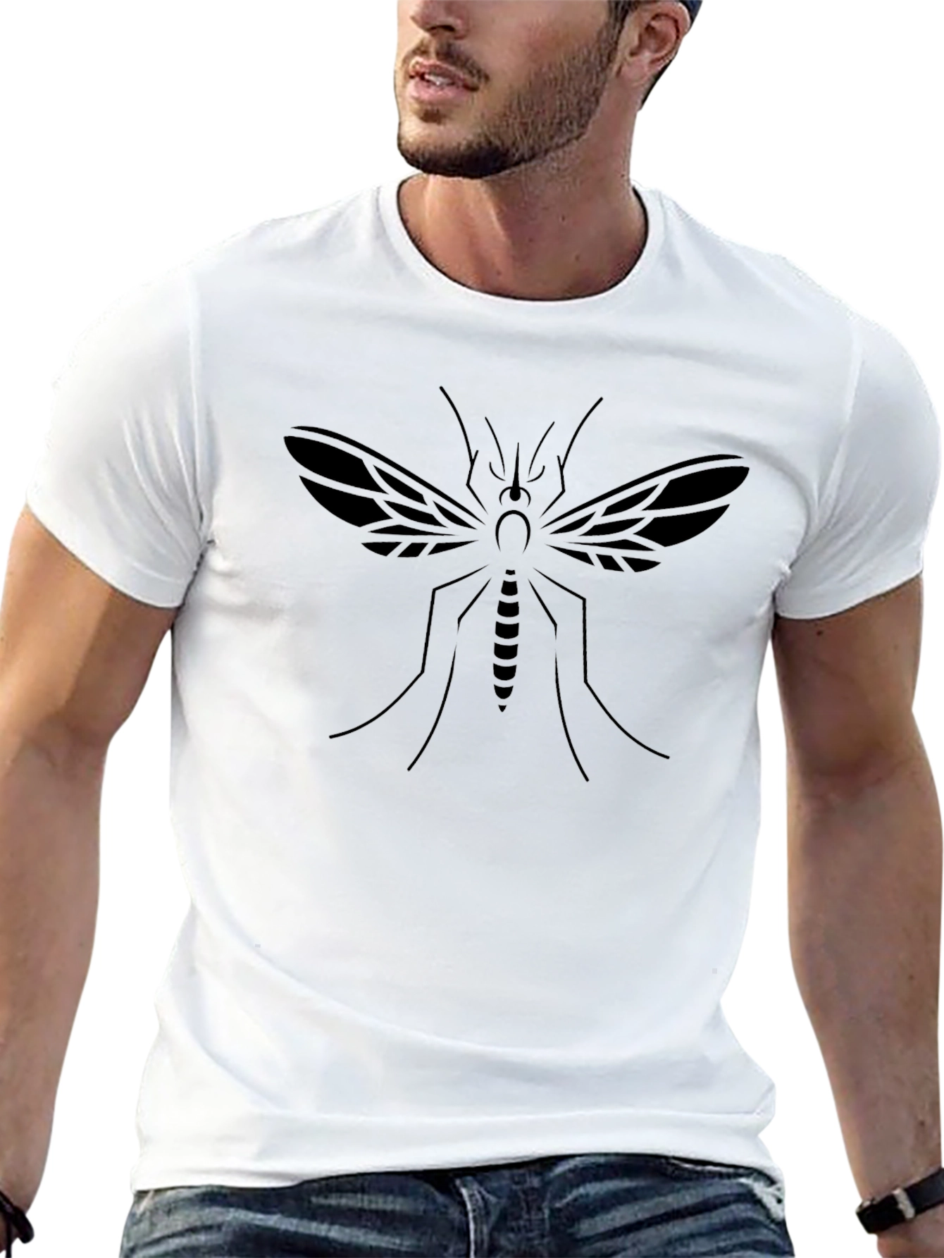 Black Mosquito Graphic T-Shirt