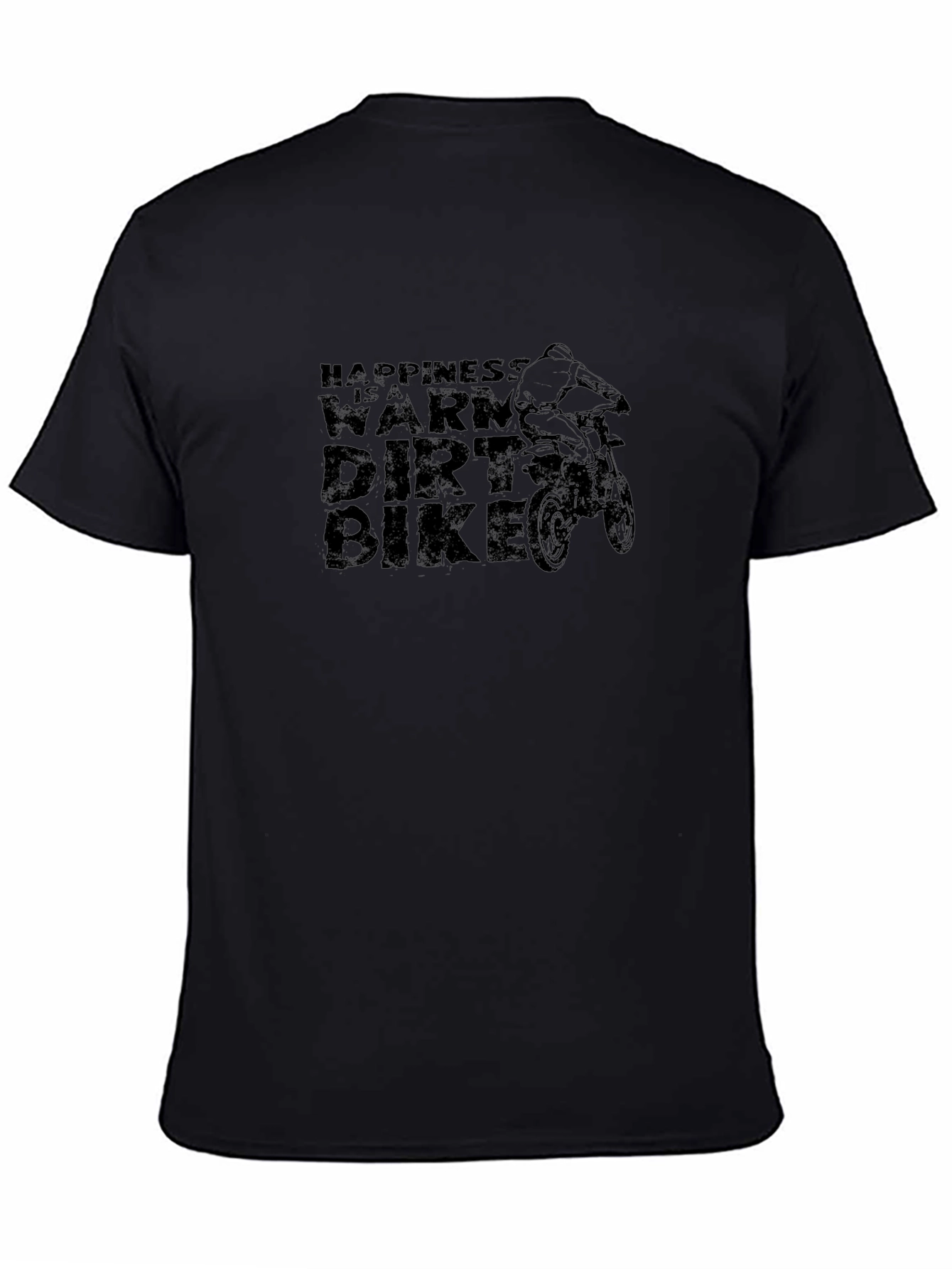 Happiness is a Warm Dirt Bike Graphic T-Shirt