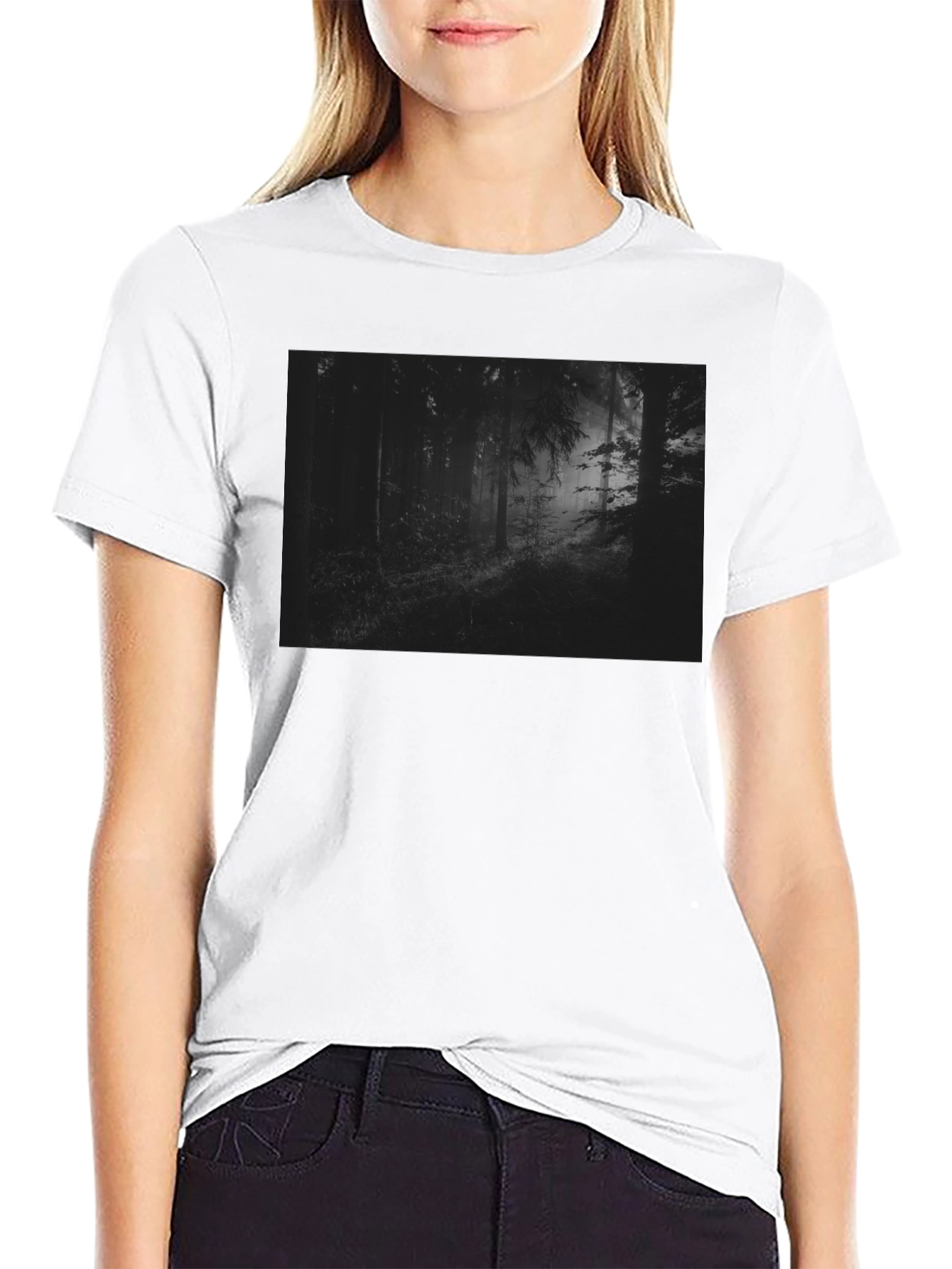 Dark Forest Graphic Tee - Unisex Cotton T-Shirt