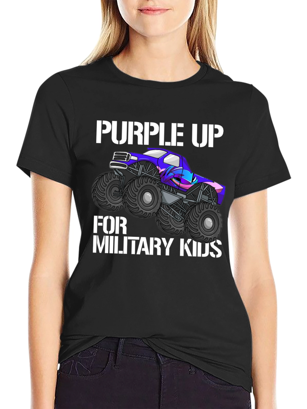 Purple Up Military Kids T-Shirt