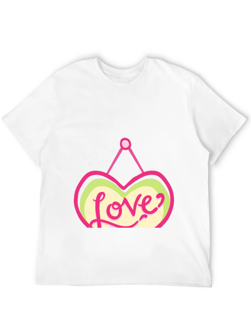 Love Heart Graphic Tee - Stylish Trendy Casual