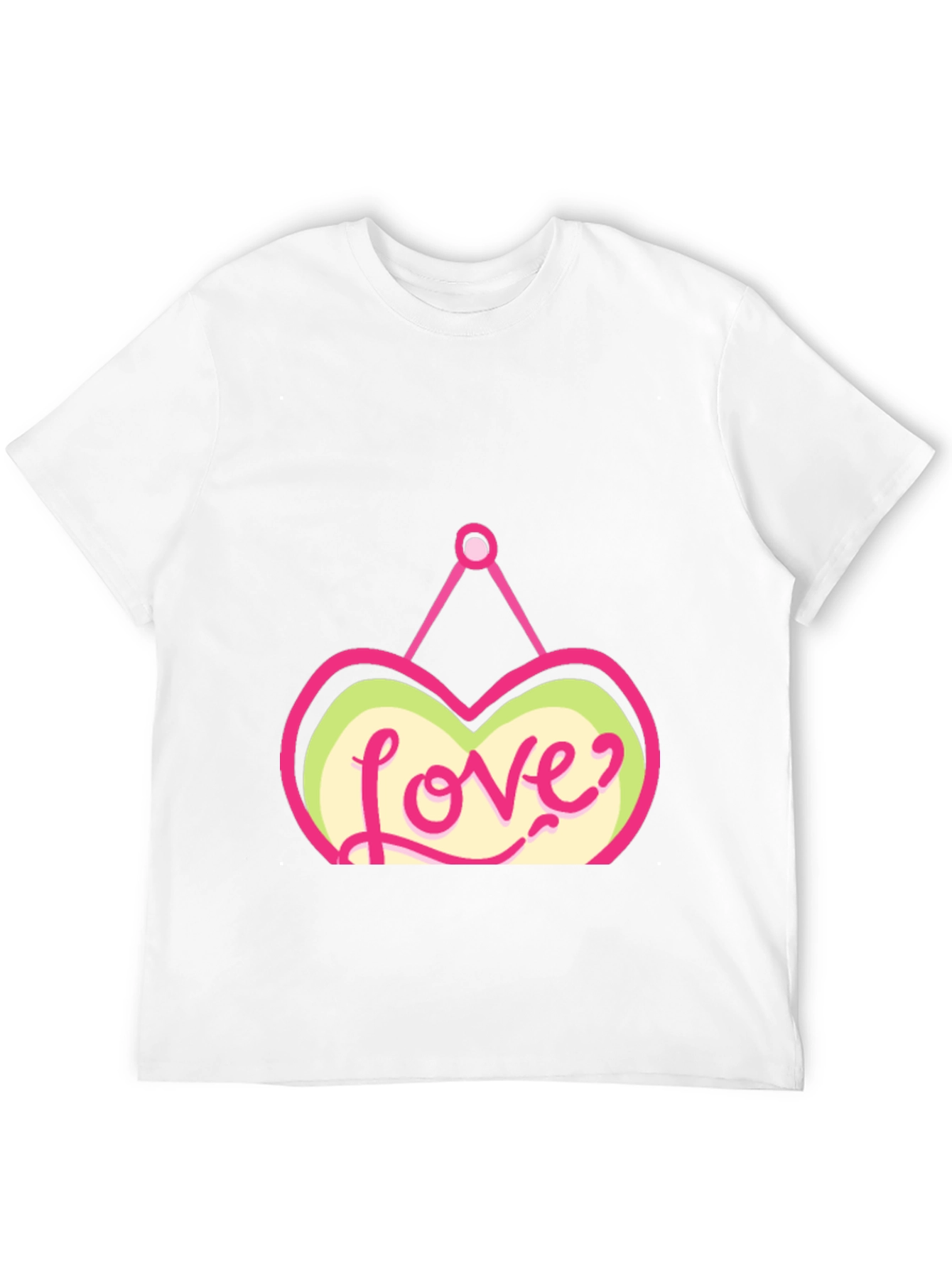 Love Heart Graphic Tee - Stylish Trendy Casual