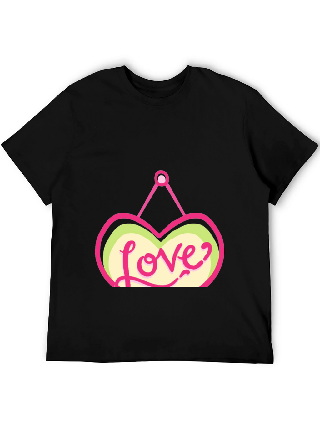 Love Heart Graphic Tee - Stylish Trendy Casual