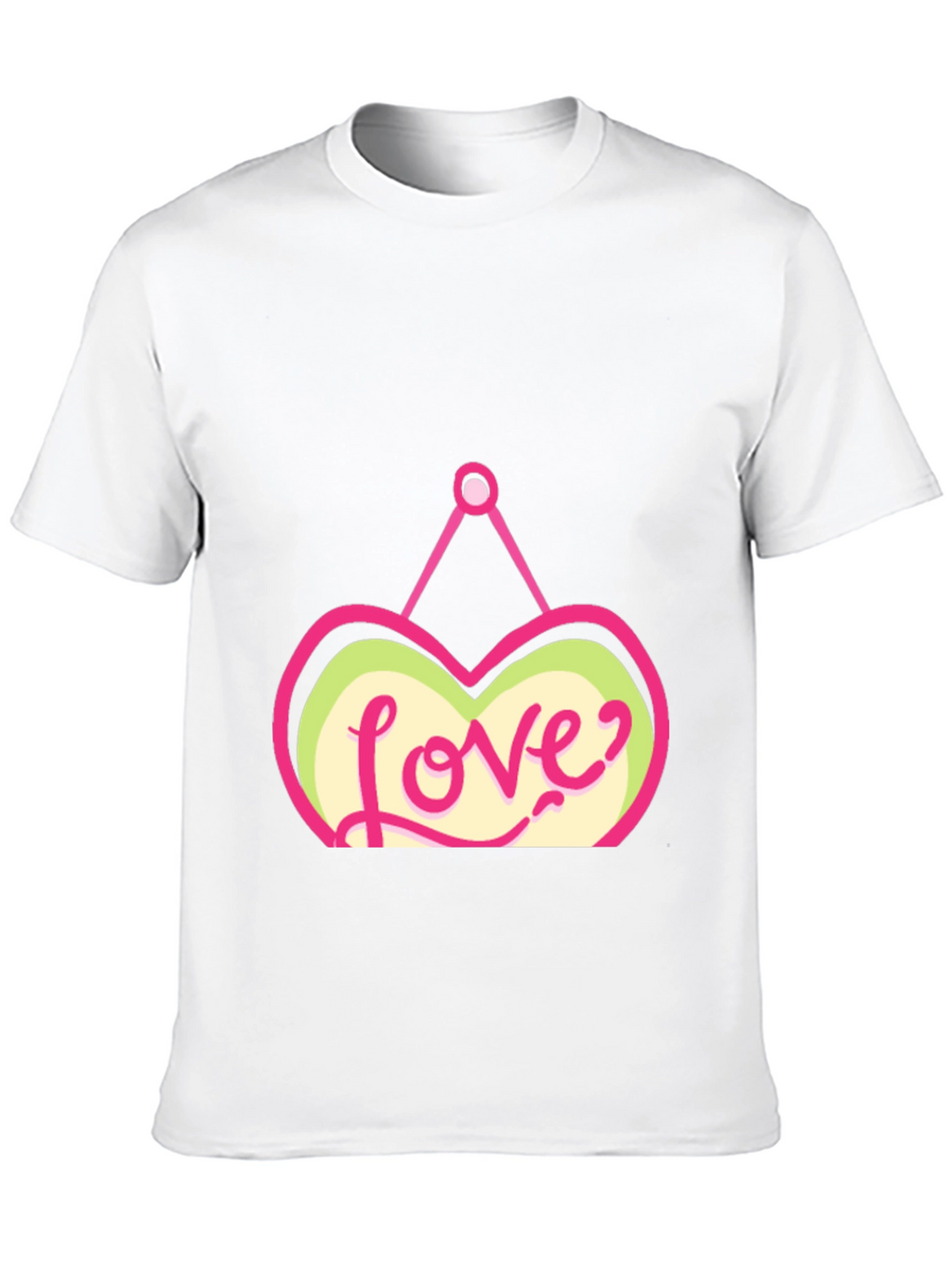 Love Heart Graphic Tee - Stylish Trendy Casual