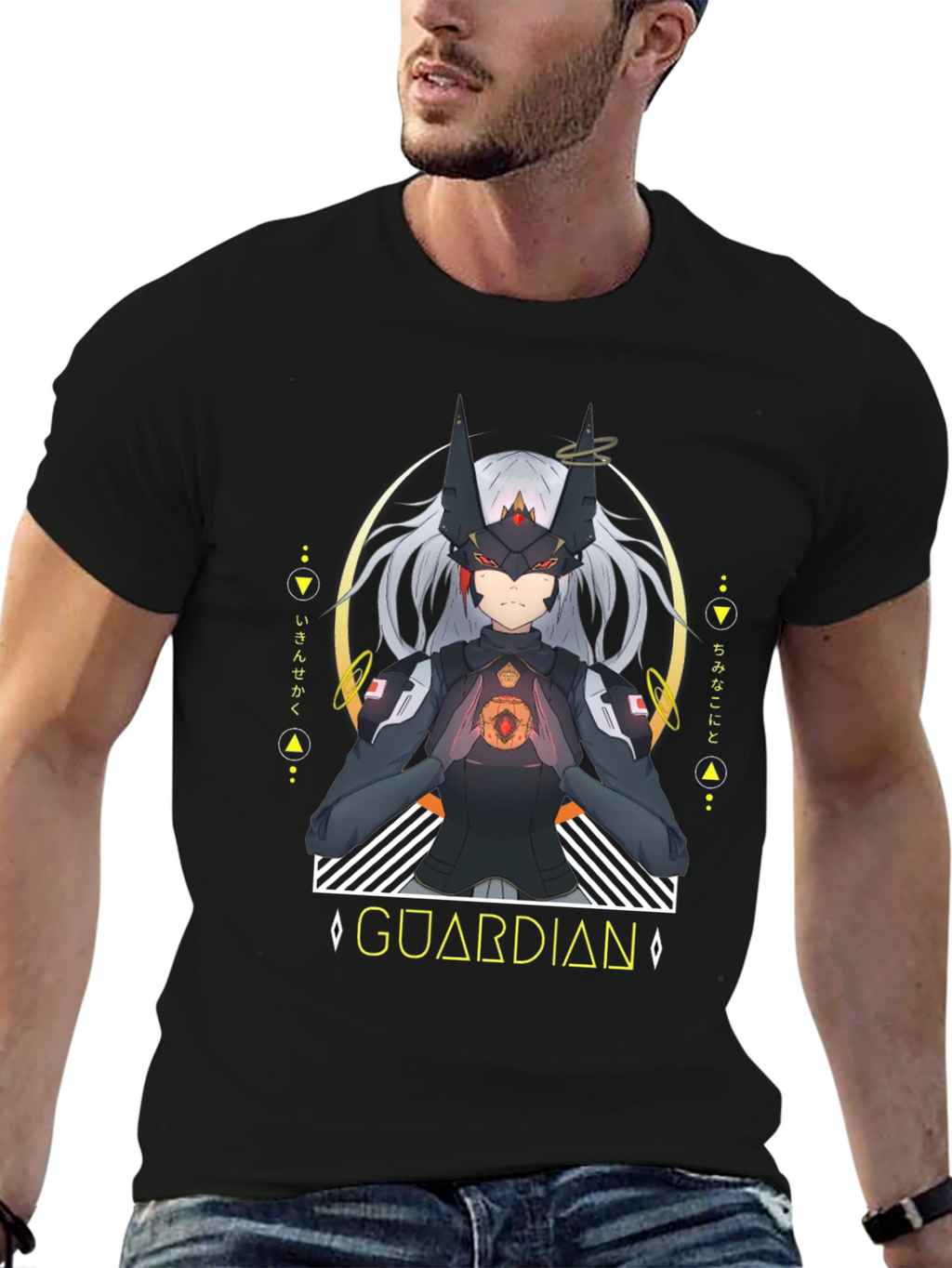 Guardian Anime Graphic T-Shirt