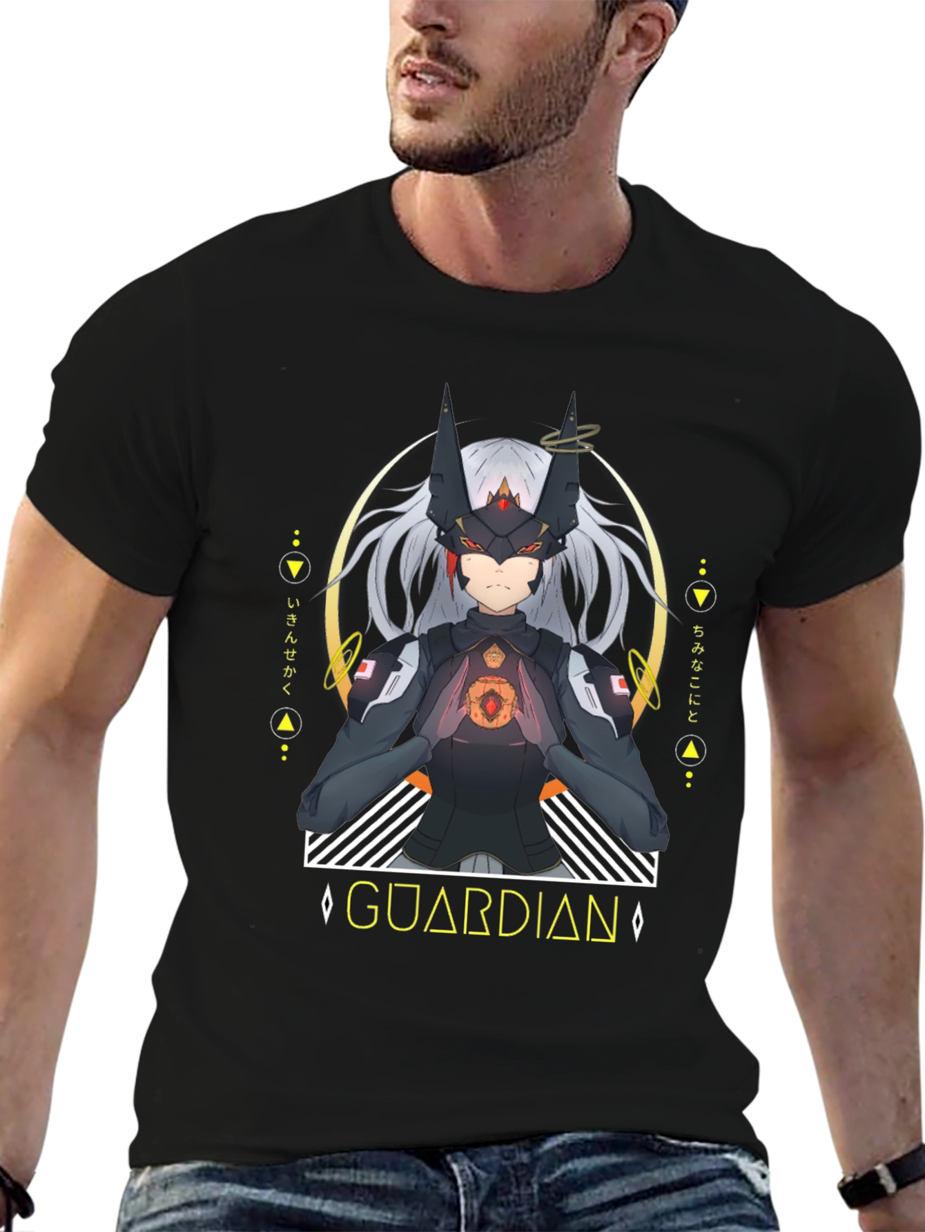 Guardian Anime Graphic T-Shirt