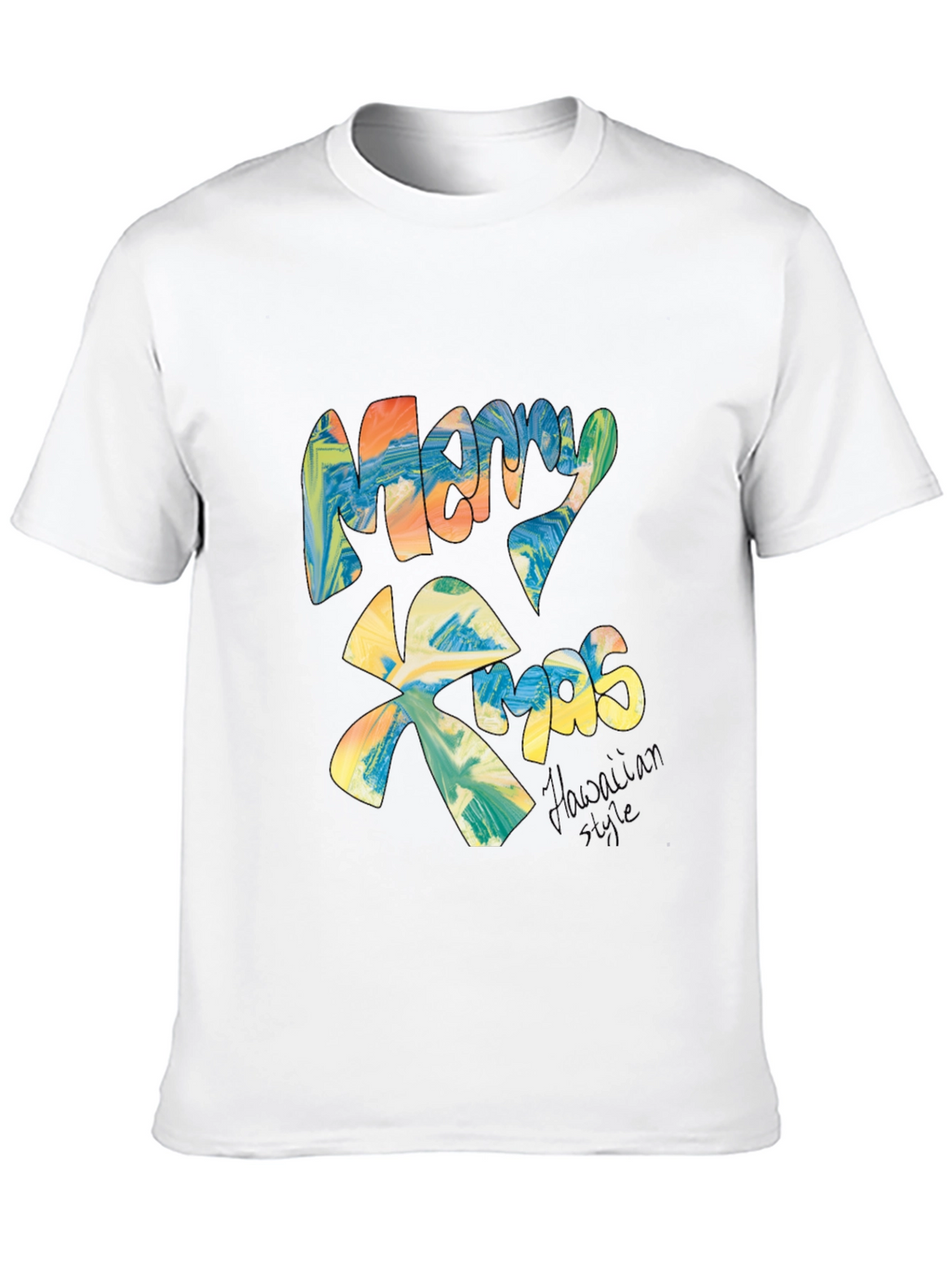 Merry Xmas Graphic Tee - Holiday Festive T-Shirt