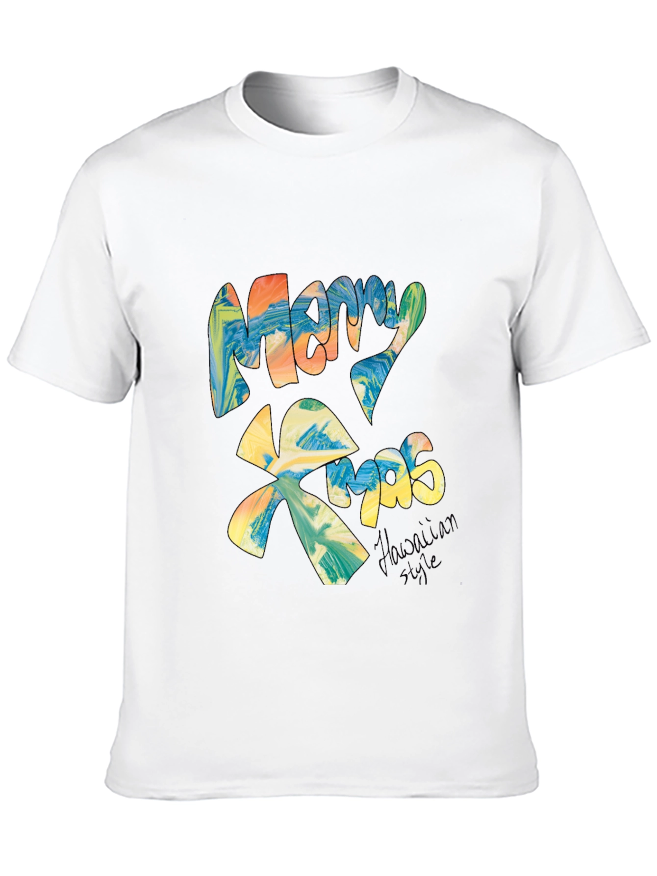 Merry Xmas Graphic Tee - Holiday Festive T-Shirt