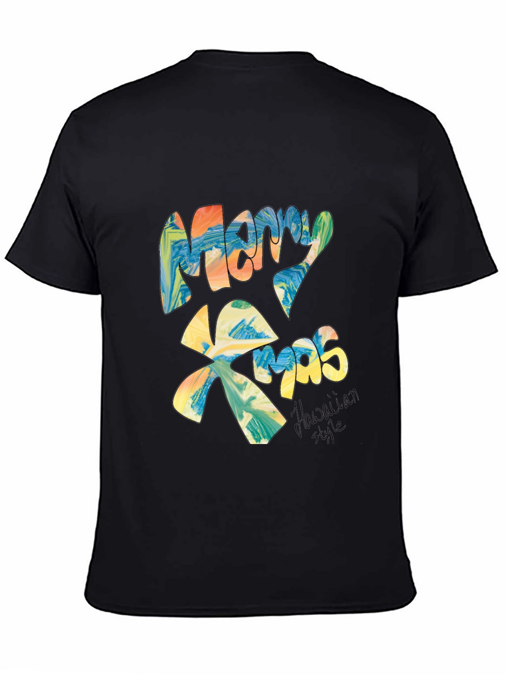 Merry Xmas Graphic Tee - Holiday Festive T-Shirt