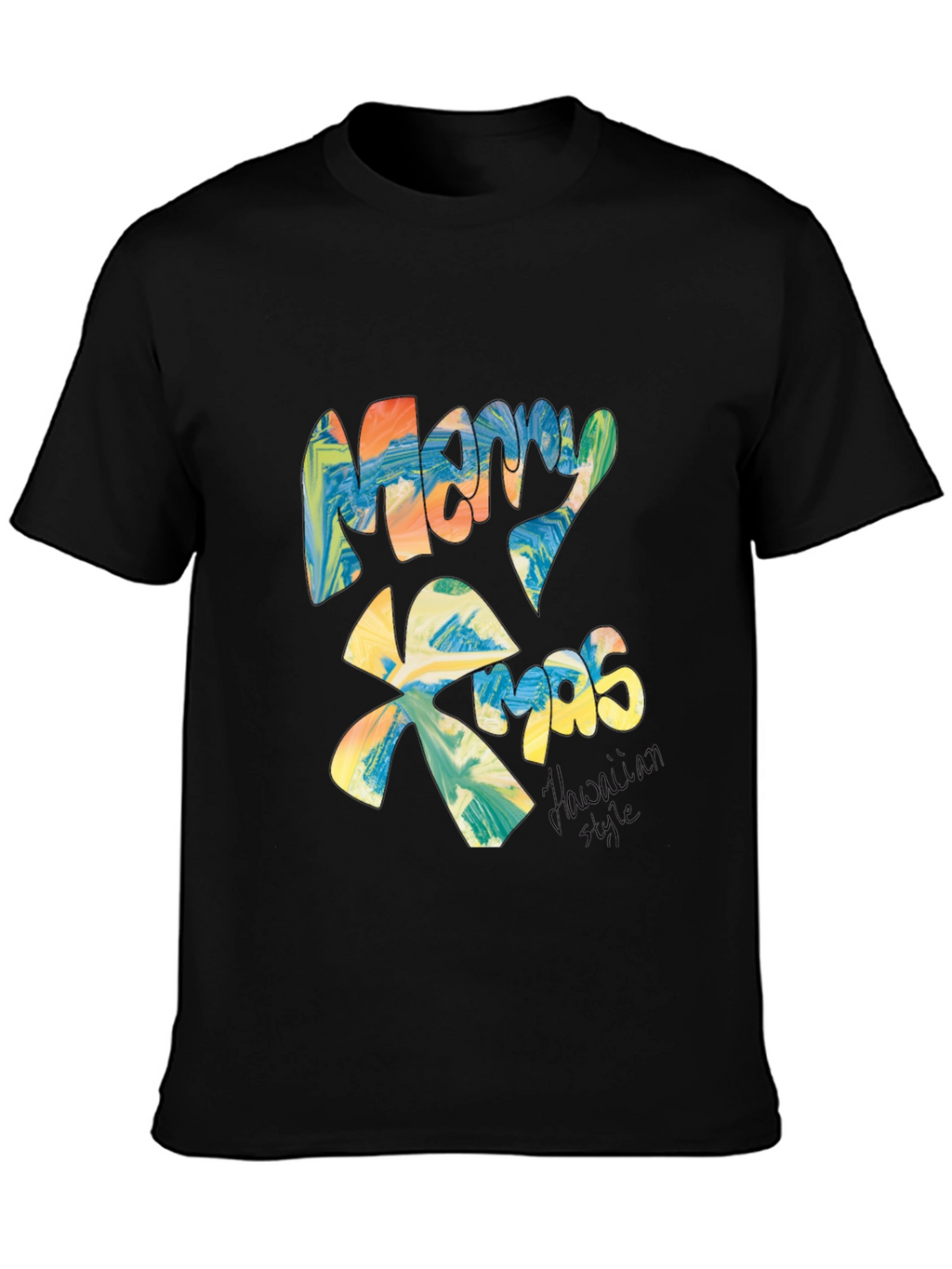 Merry Xmas Graphic Tee - Holiday Festive T-Shirt
