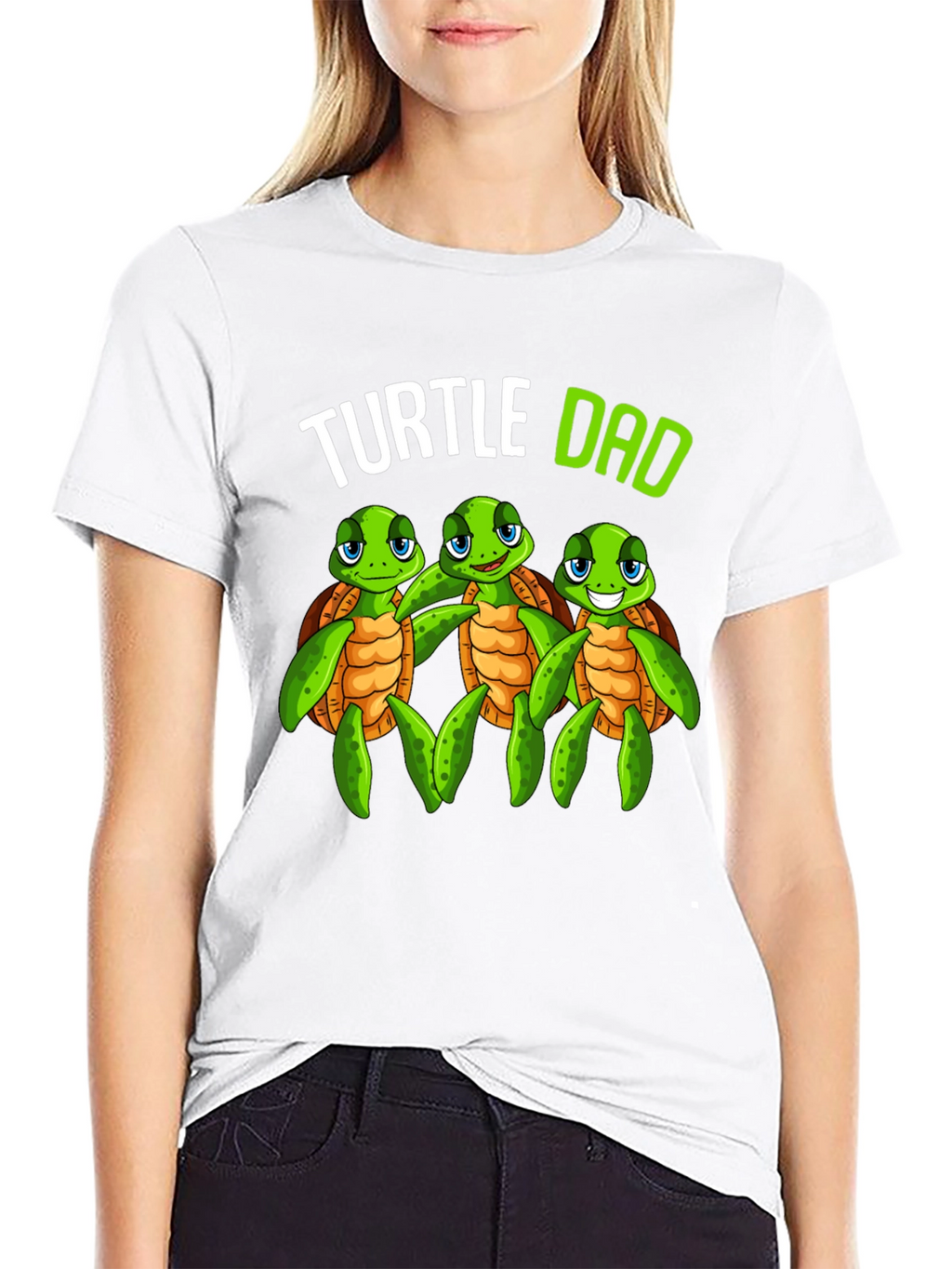 Turtle Dad Graphic T-Shirt - Fathers Day Gift