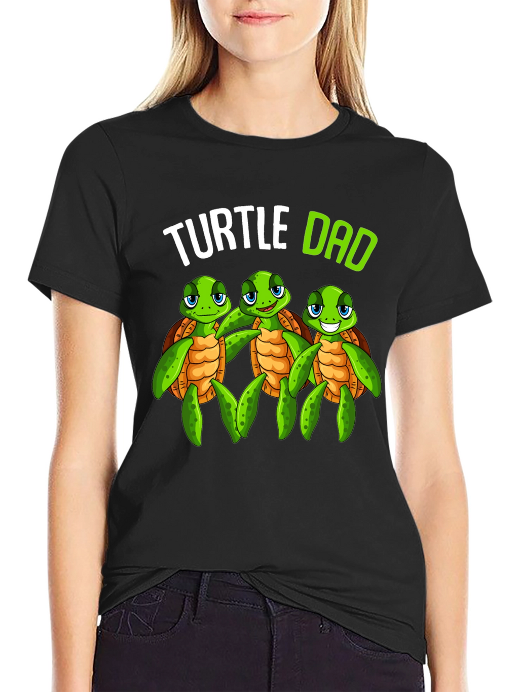 Turtle Dad Graphic T-Shirt - Fathers Day Gift