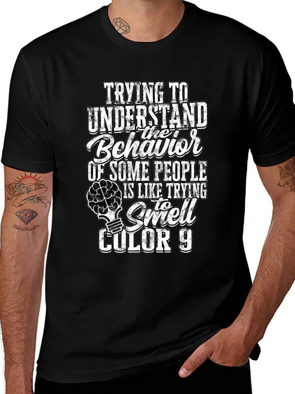 Funny Behavior Humor Graphic Novelty T-Shirt