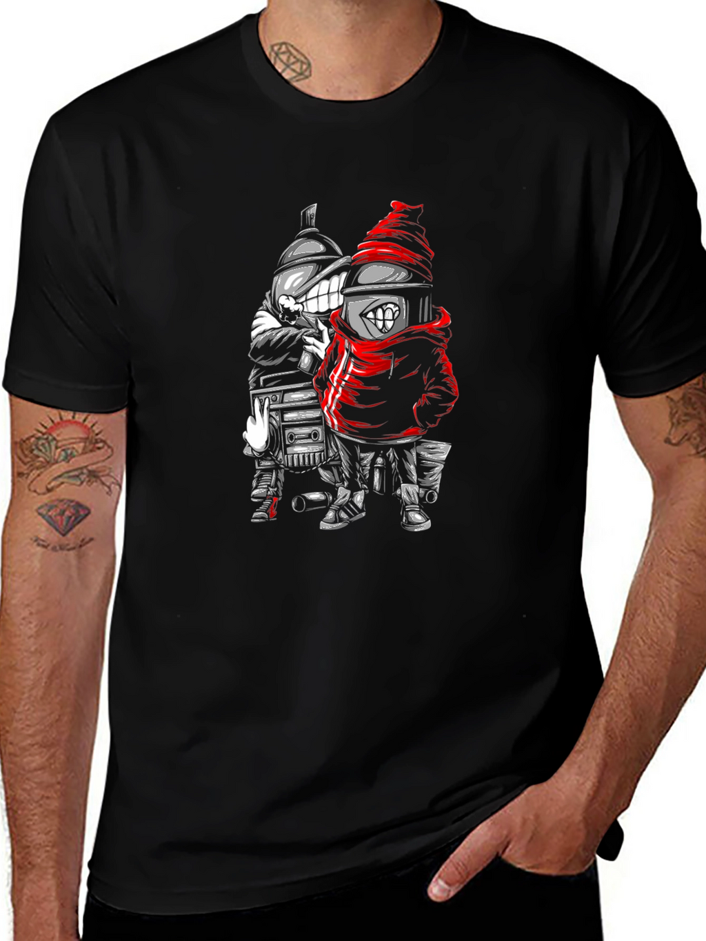 Urban Graffiti T-Shirt: Street Art Style