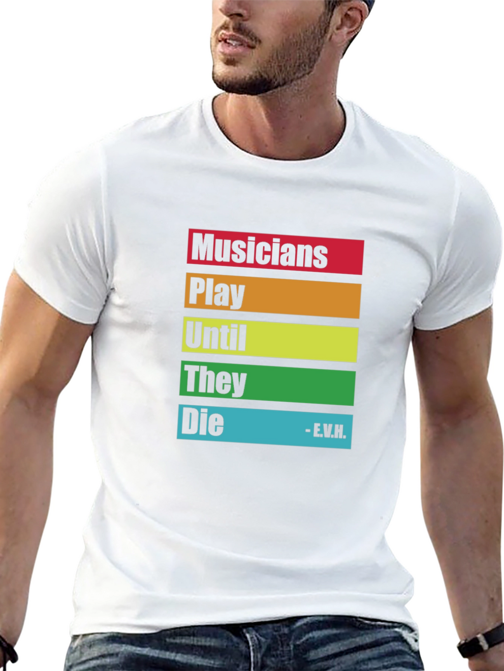 Musicians Saying T-Shirt - Play Until They Die