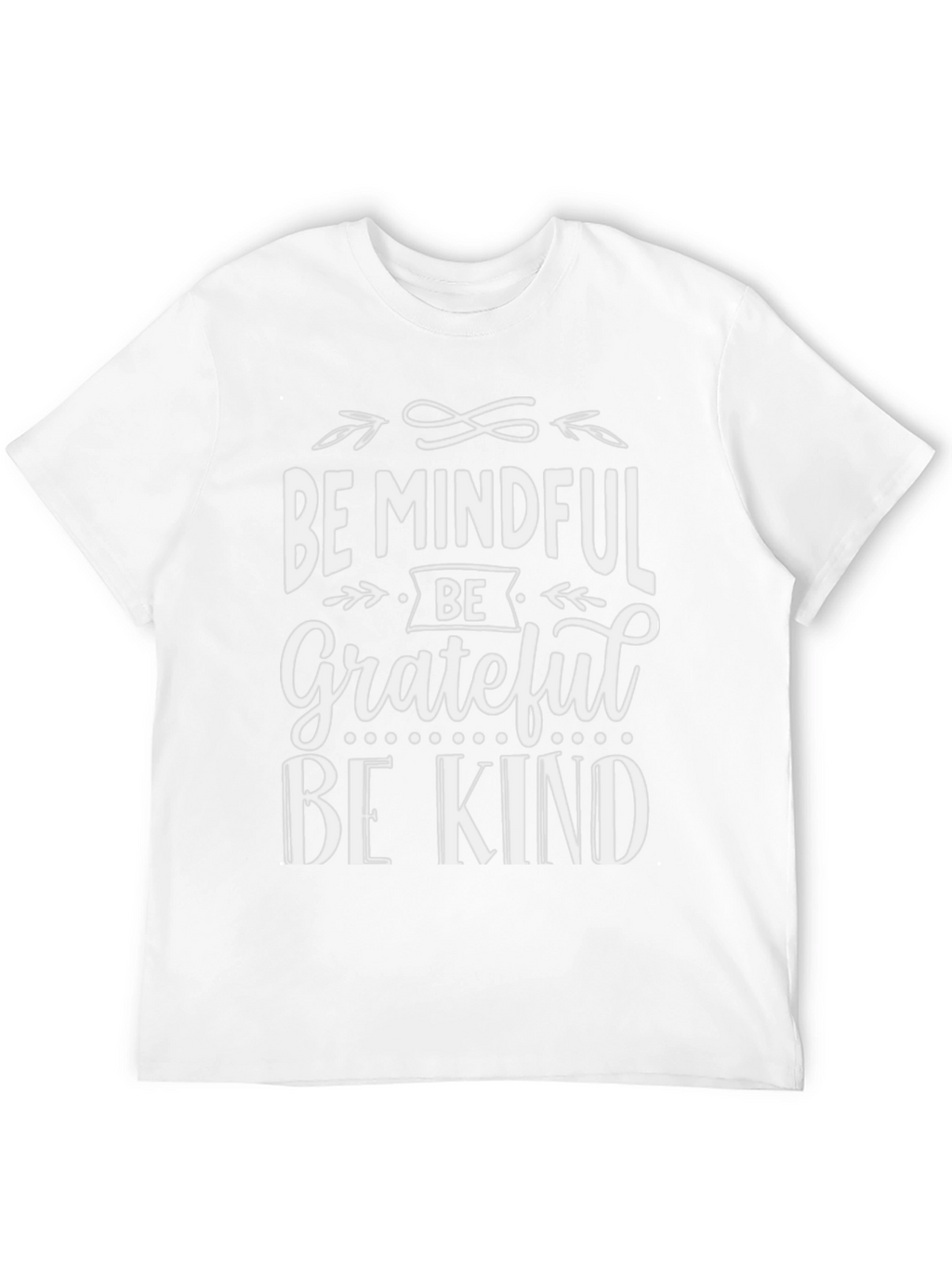 Be Mindful Grateful Kind Black Graphic Tee