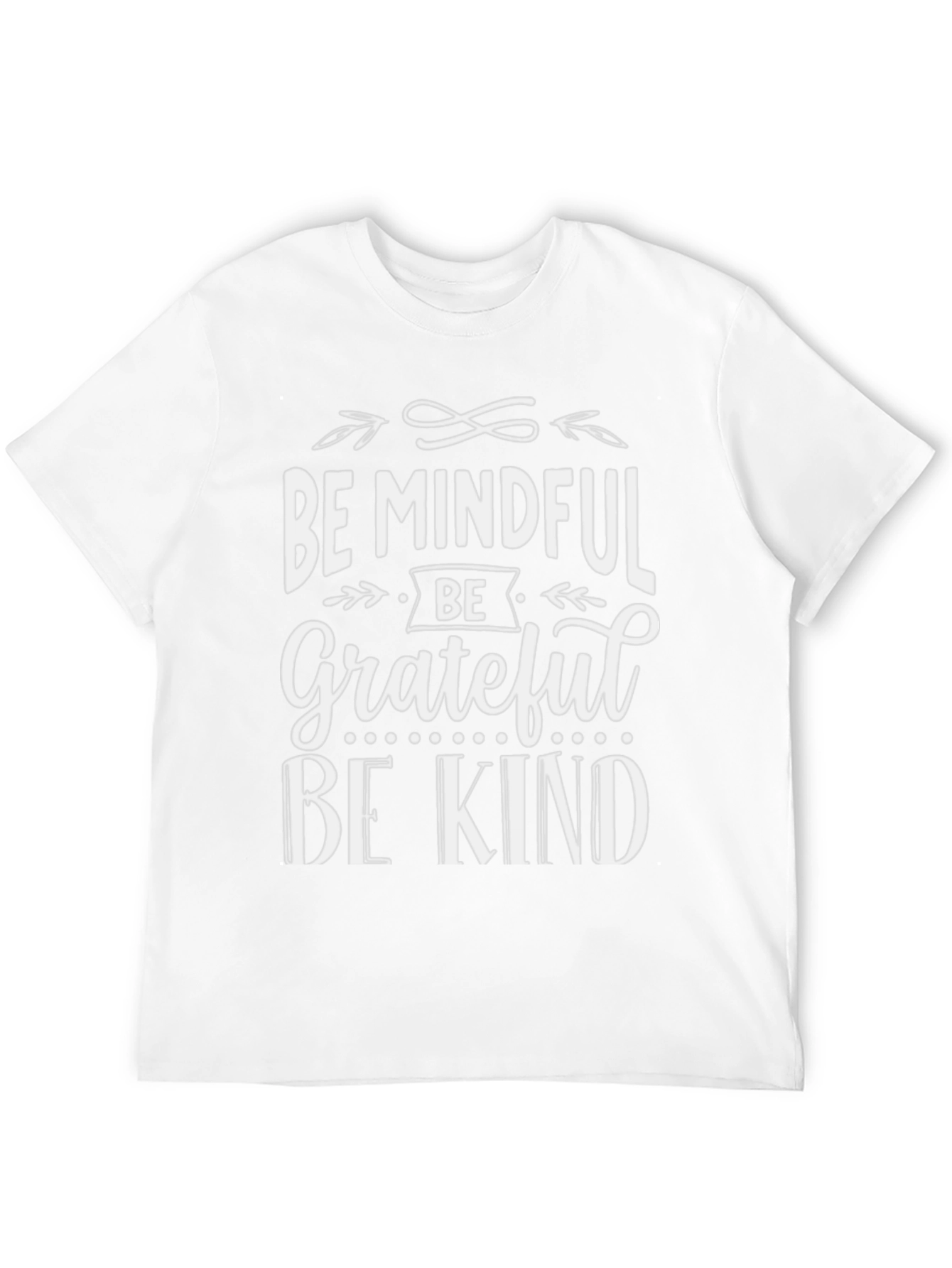 Be Mindful Grateful Kind Black Graphic Tee