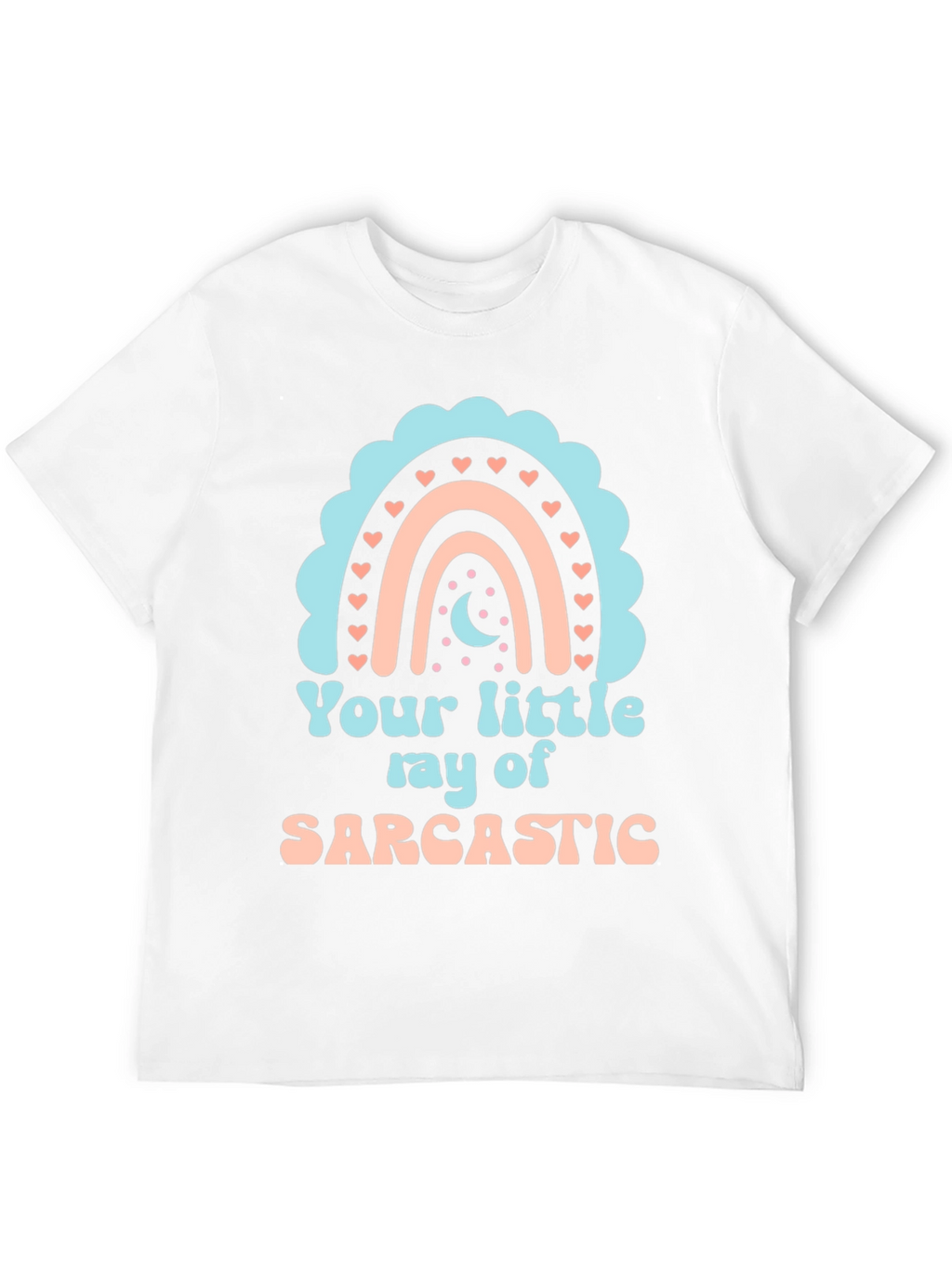 Sarcastic Rainbow Graphic Tee