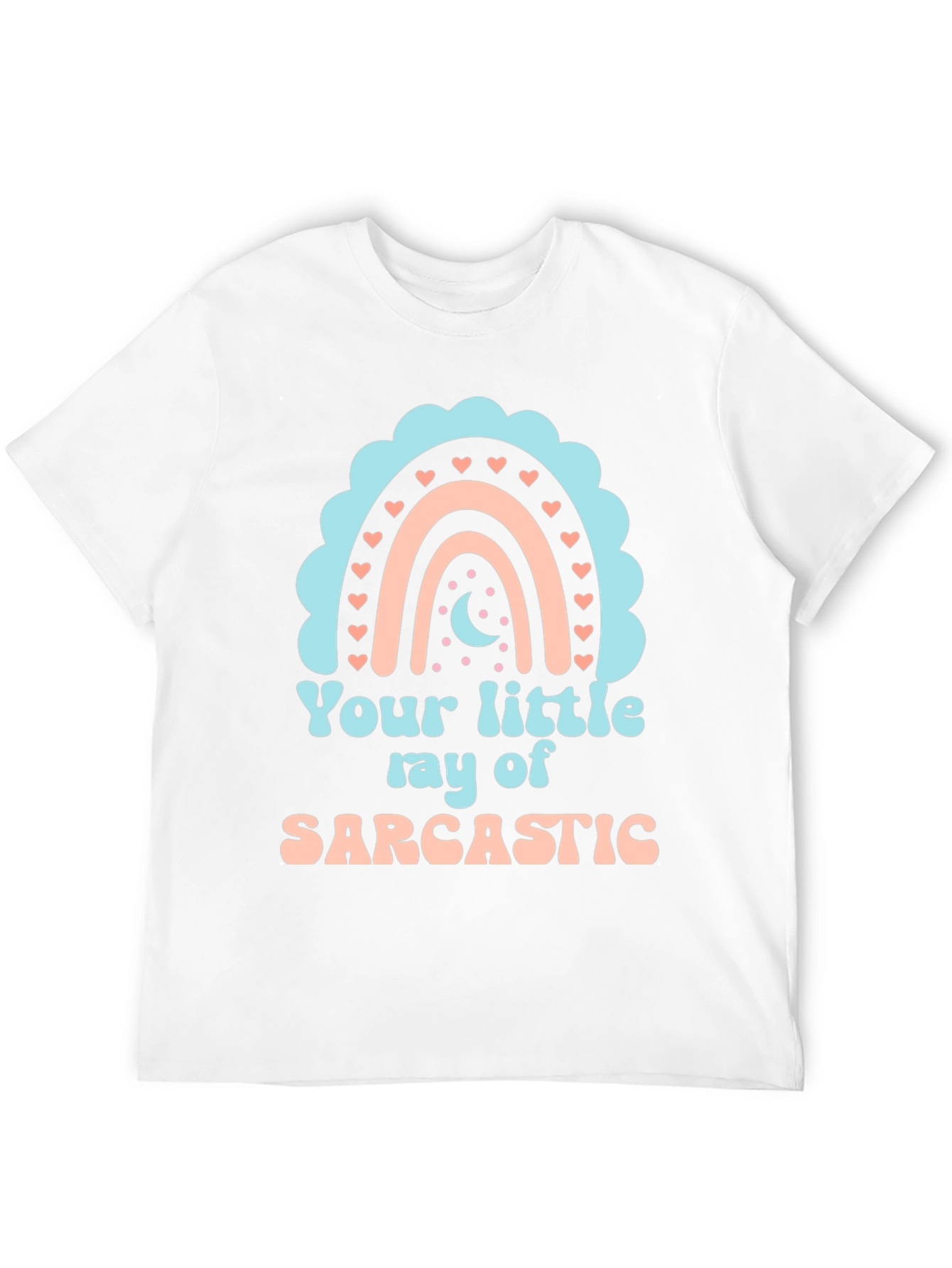 Sarcastic Rainbow Graphic Tee