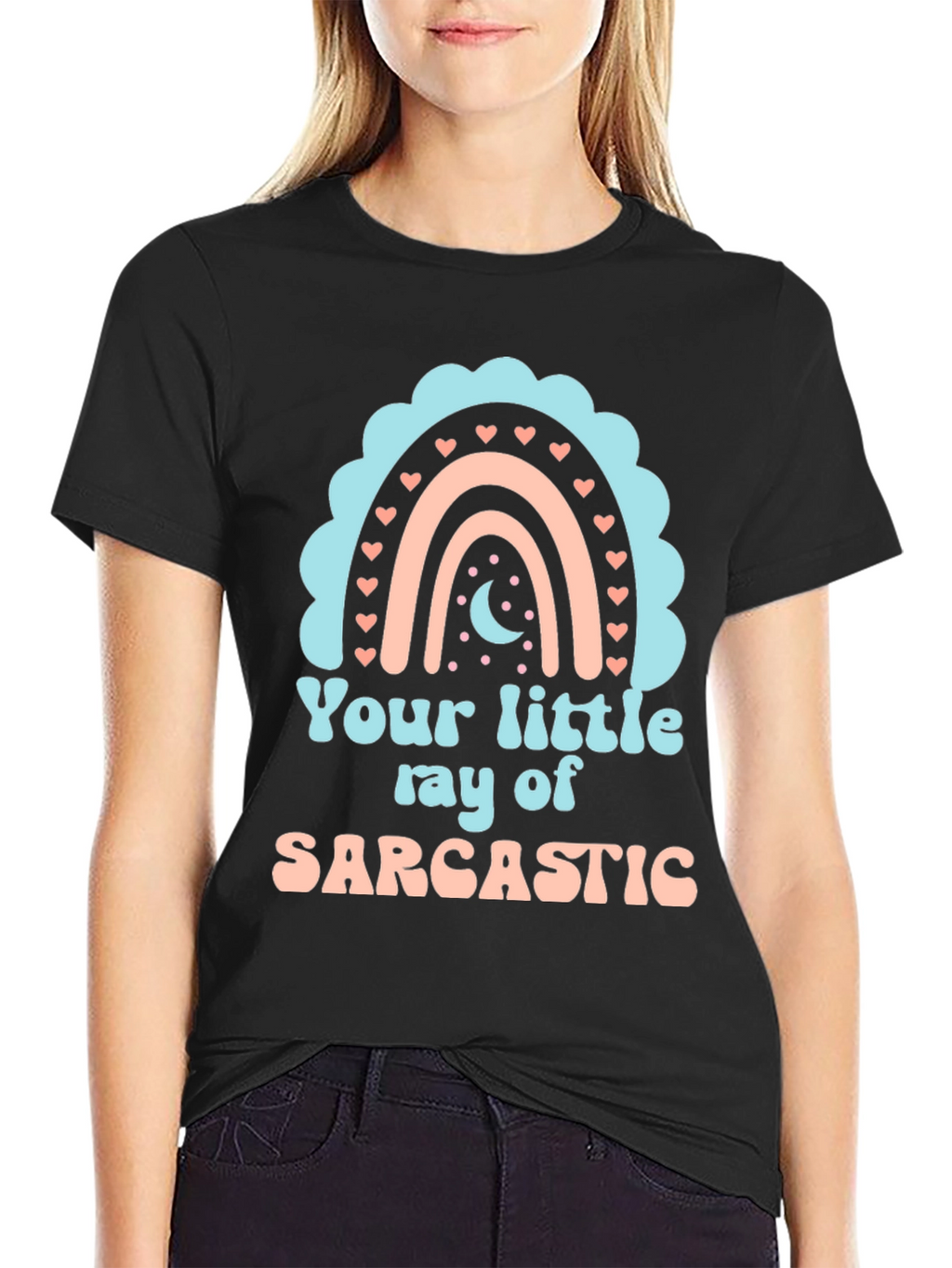 Sarcastic Rainbow Graphic Tee