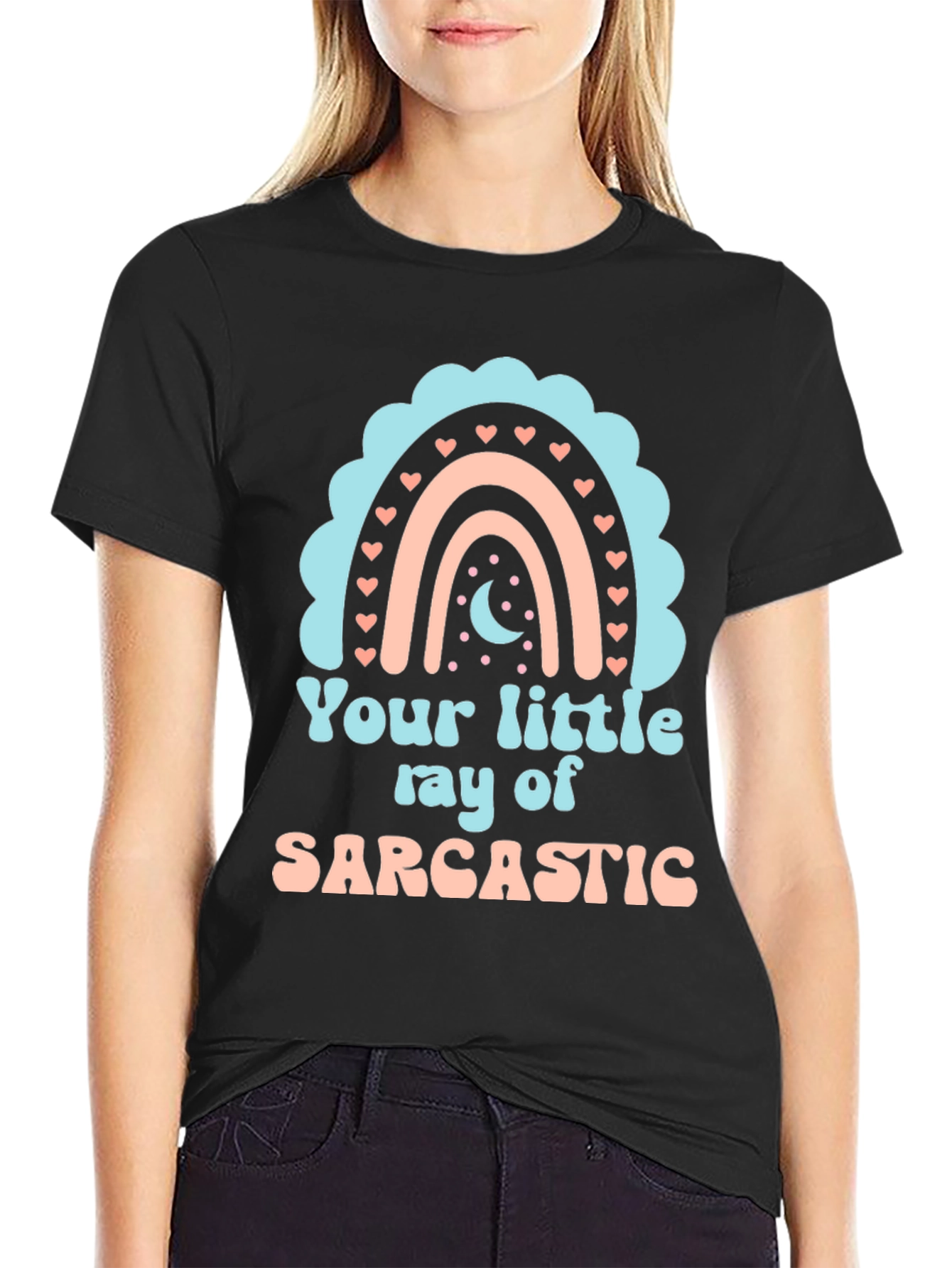 Sarcastic Rainbow Graphic Tee