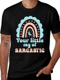 Sarcastic Rainbow Graphic Tee