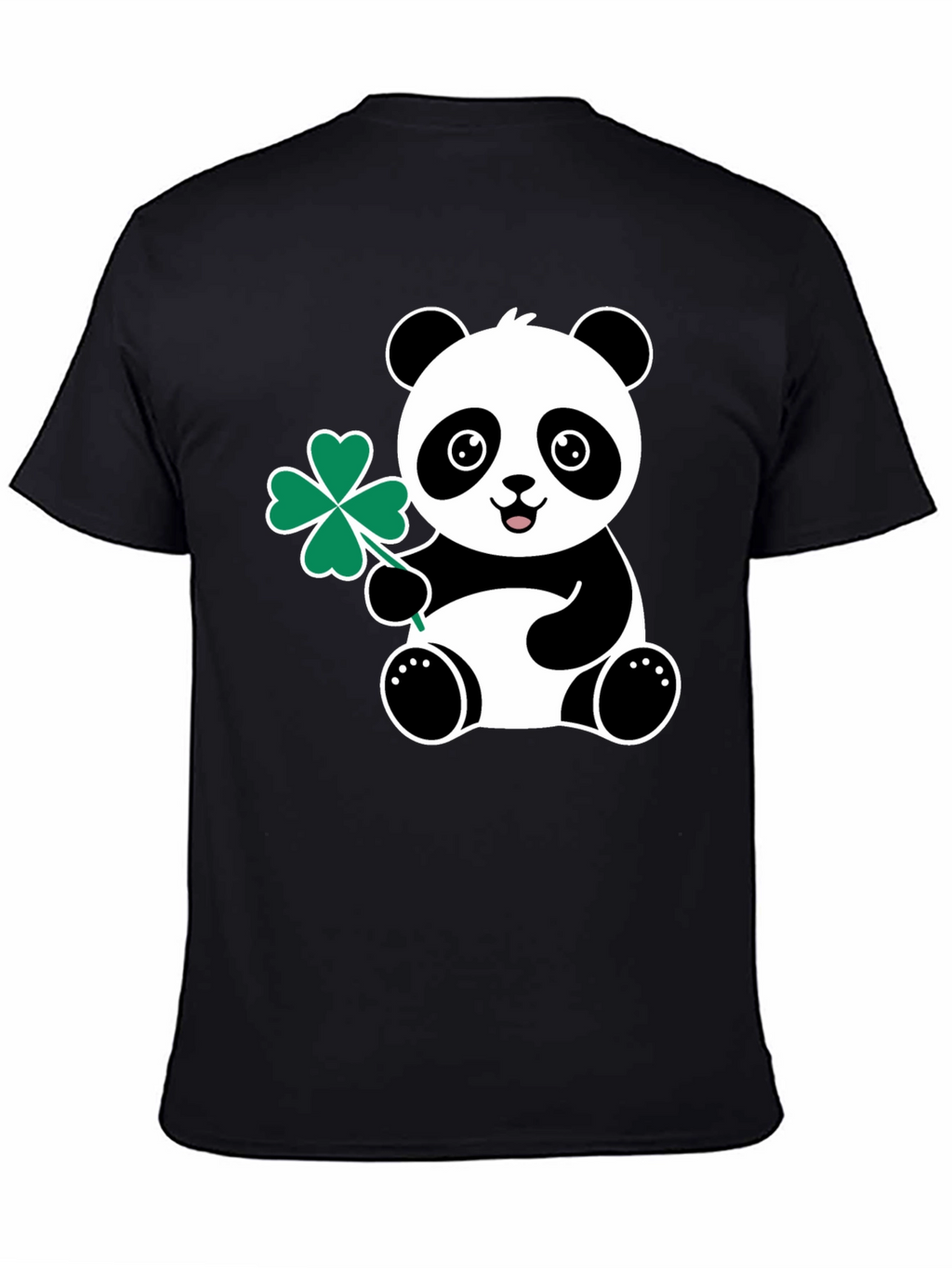 Panda Shamrock Tee - St. Patricks Day Luck