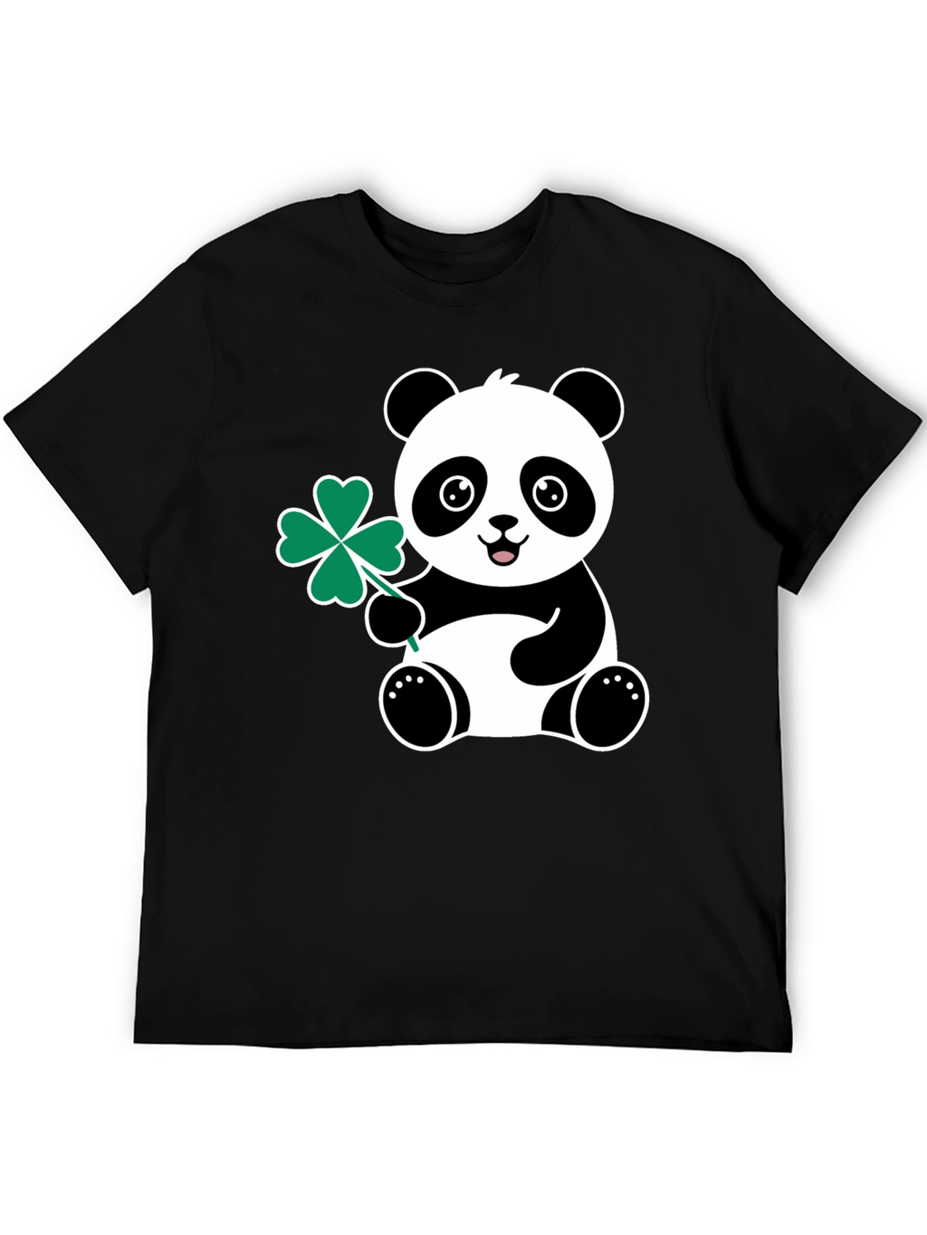 Panda Shamrock Tee - St. Patricks Day Luck