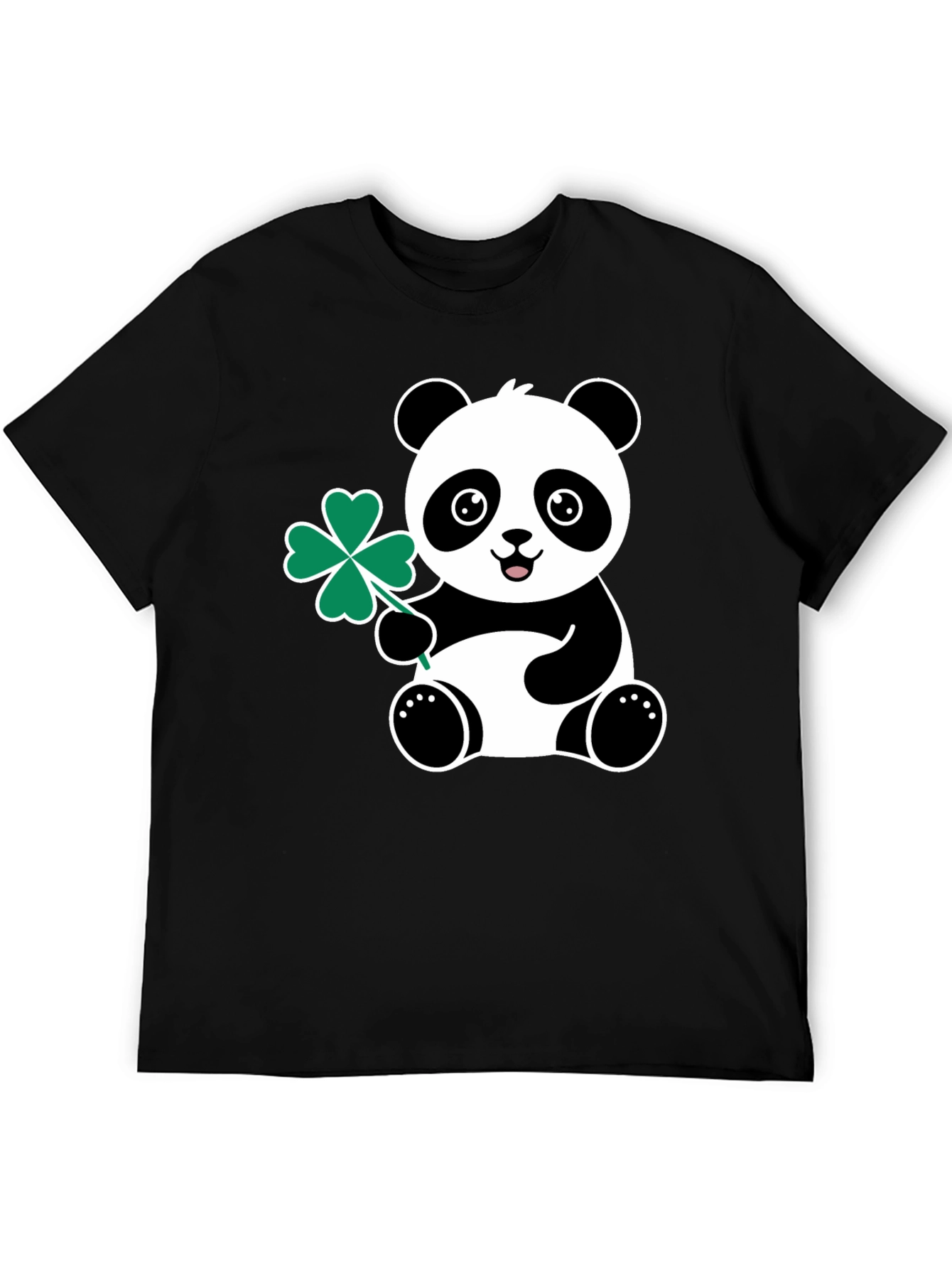 Panda Shamrock Tee - St. Patricks Day Luck