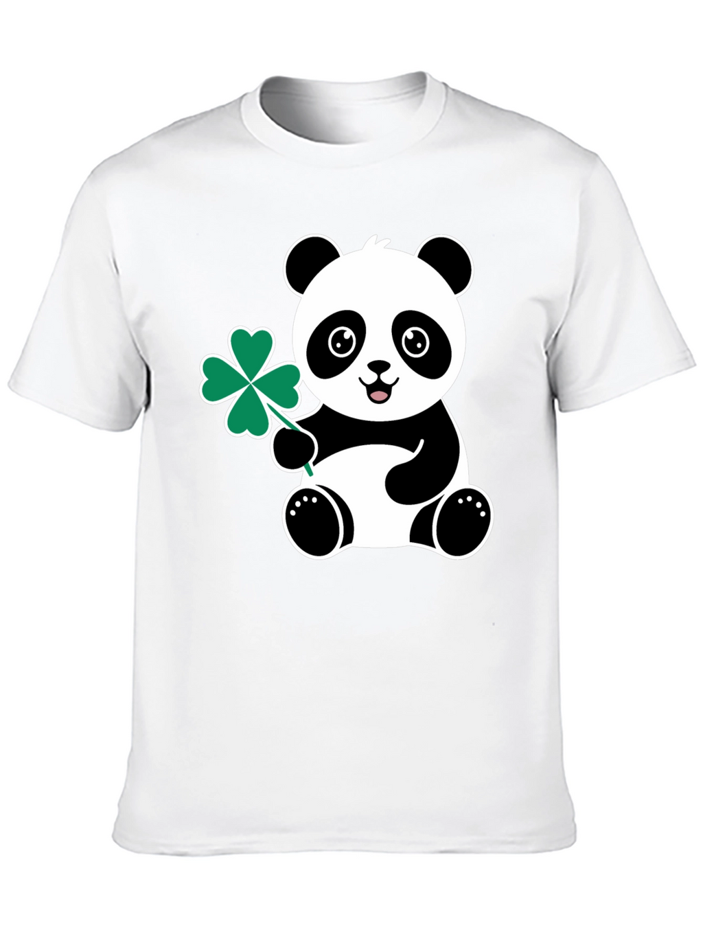 Panda Shamrock Tee - St. Patricks Day Luck