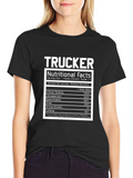 Trucker Nutritional Facts T-Shirt