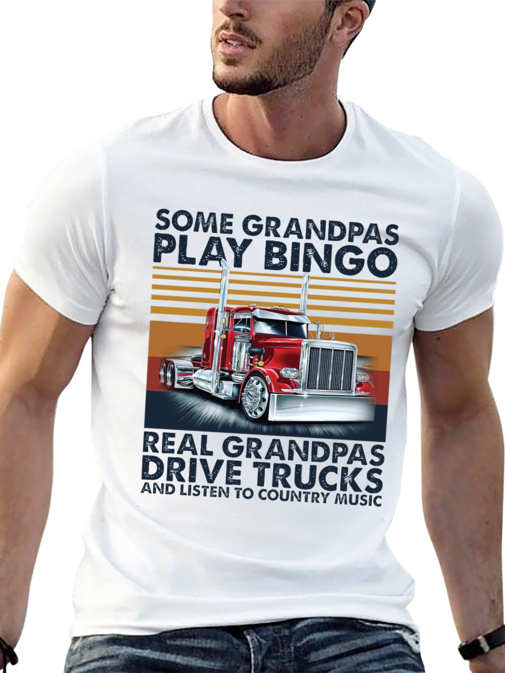 Grandpa Trucker T-Shirt - Country Music
