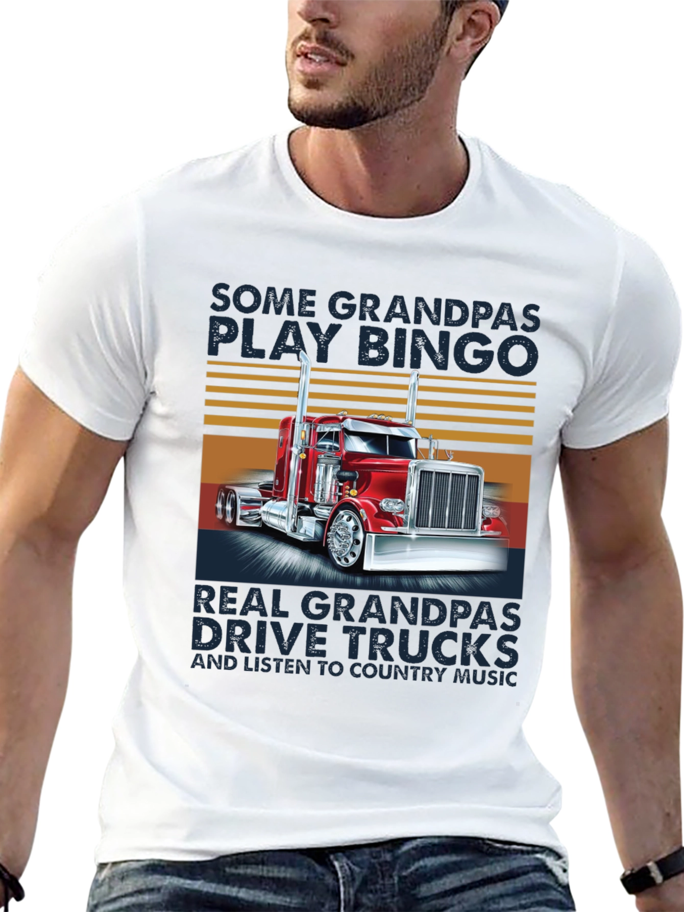 Grandpa Trucker T-Shirt - Country Music