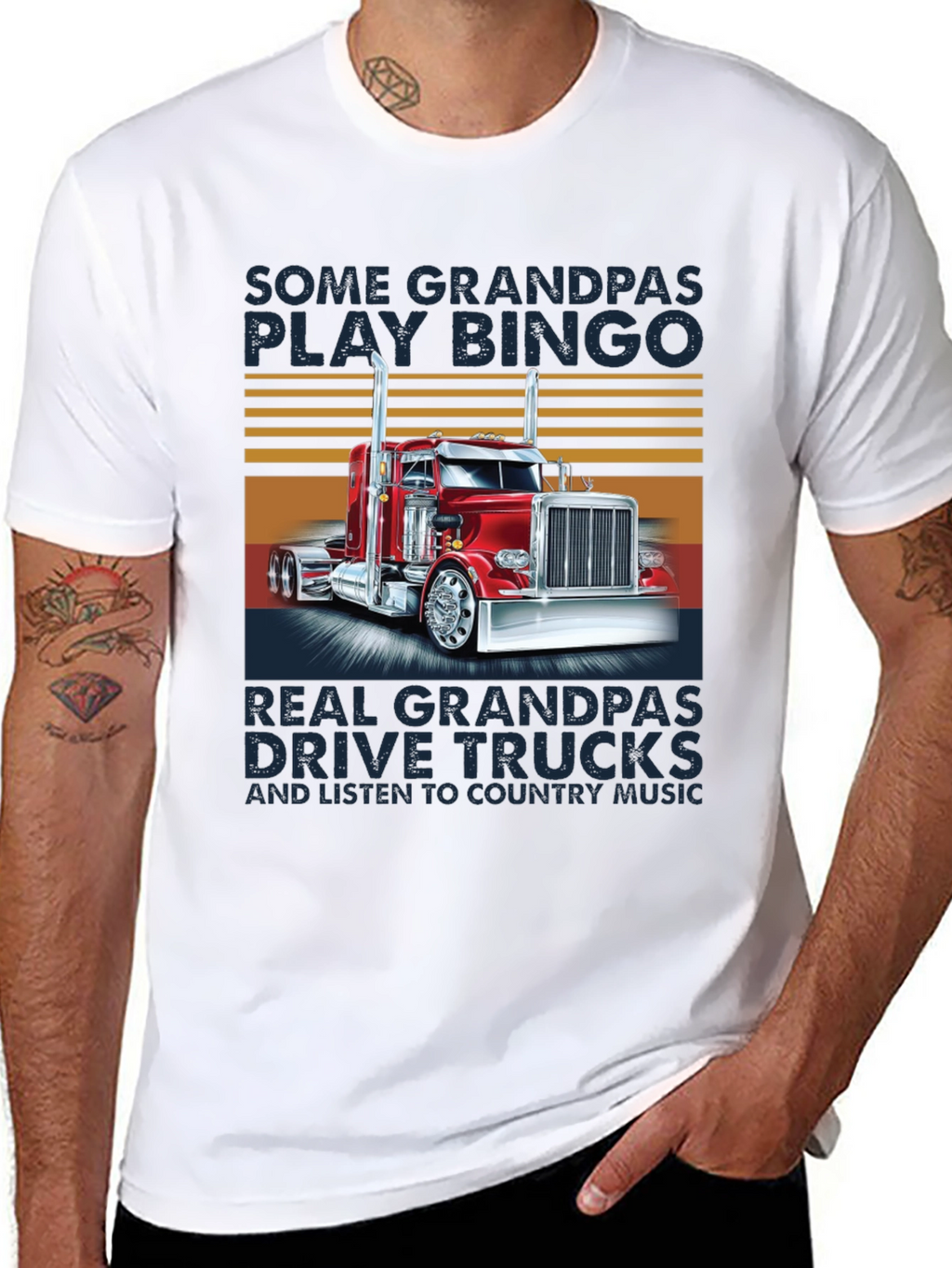 Grandpa Trucker T-Shirt - Country Music