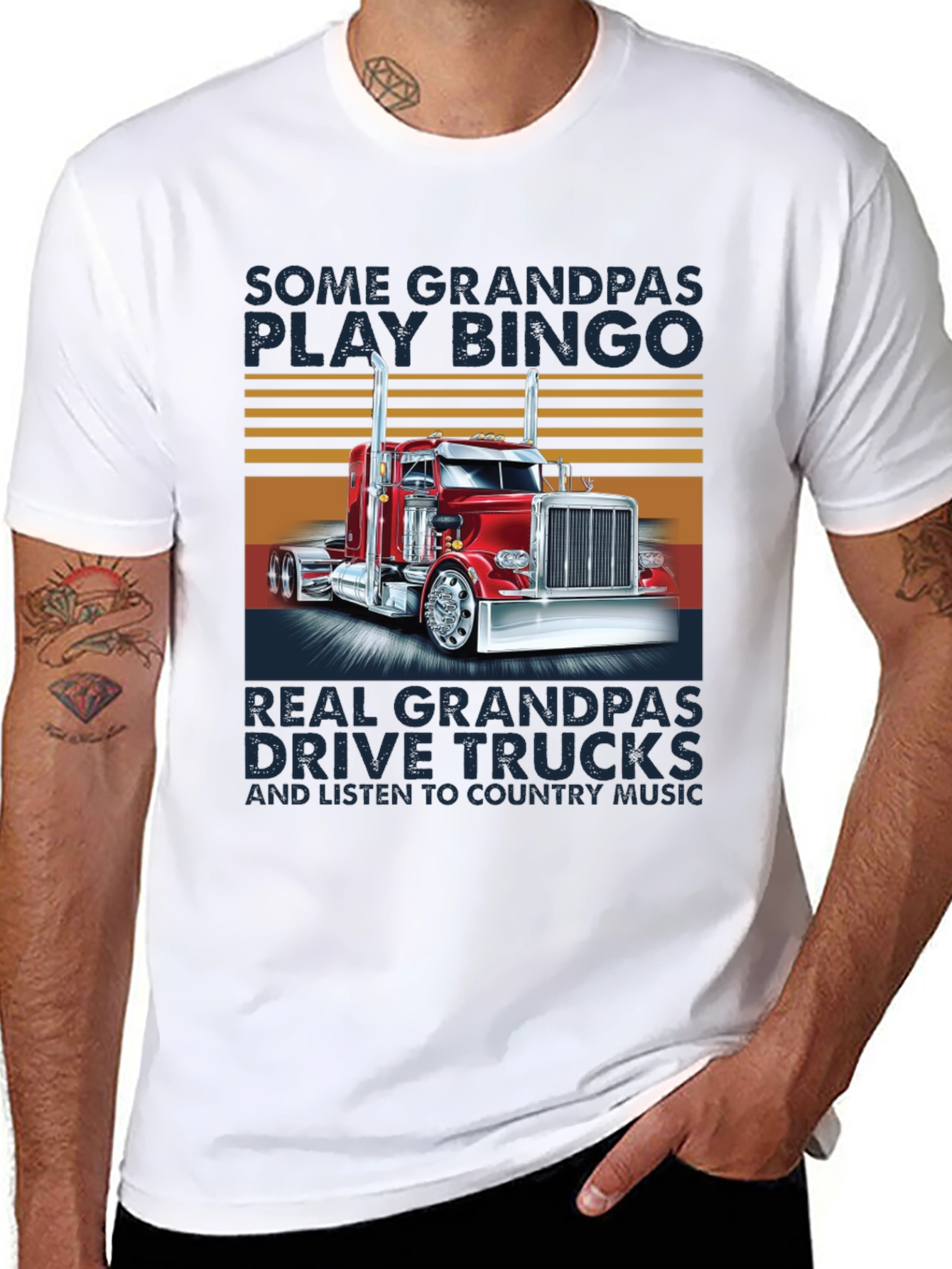 Grandpa Trucker T-Shirt - Country Music