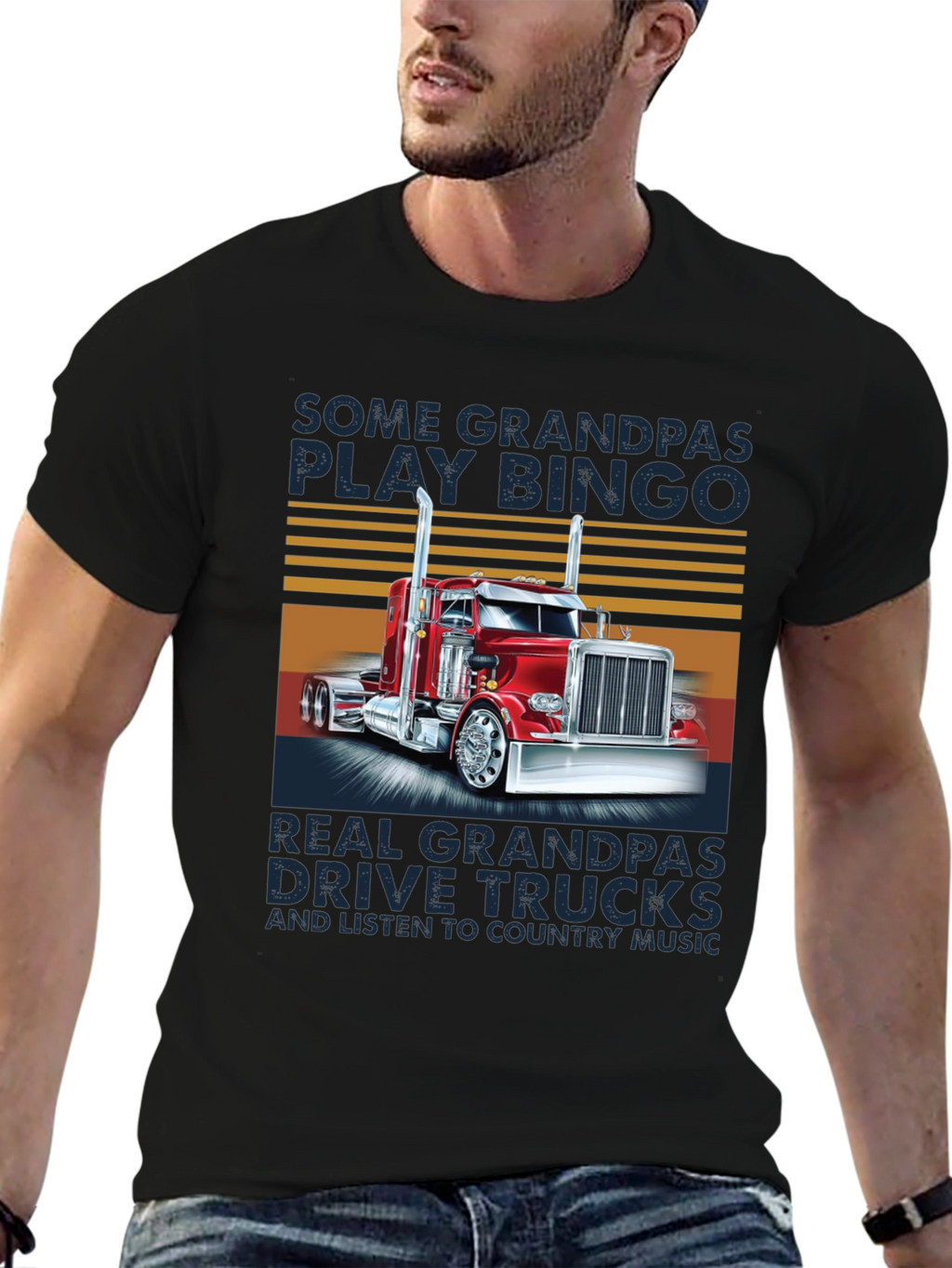 Grandpa Trucker T-Shirt - Country Music